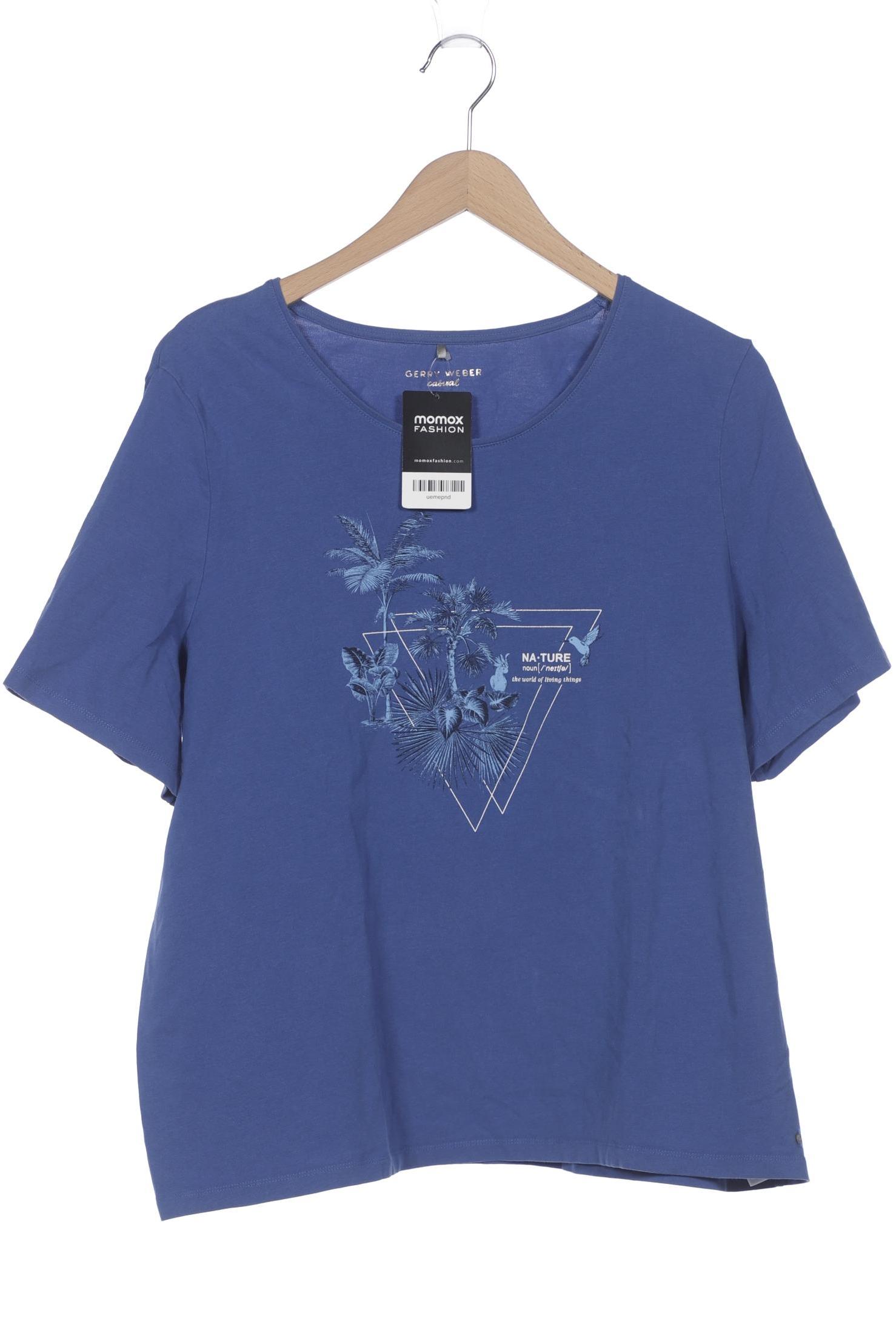 

Gerry Weber Damen T-Shirt, blau, Gr. 48