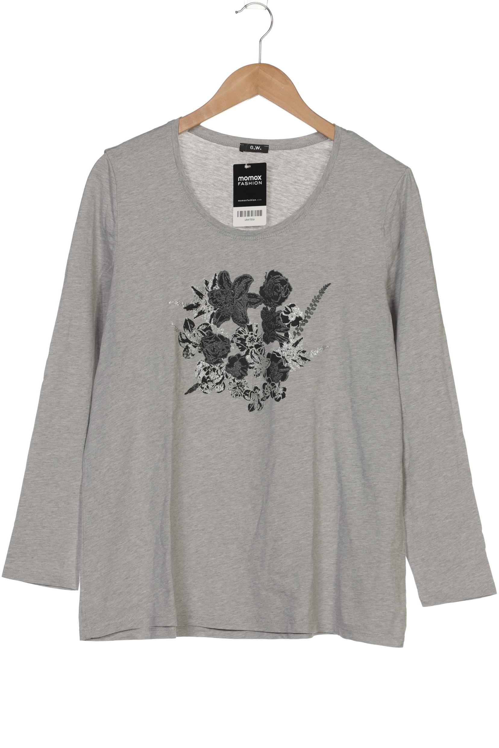 

Gerry Weber Damen Langarmshirt, grau, Gr. 46