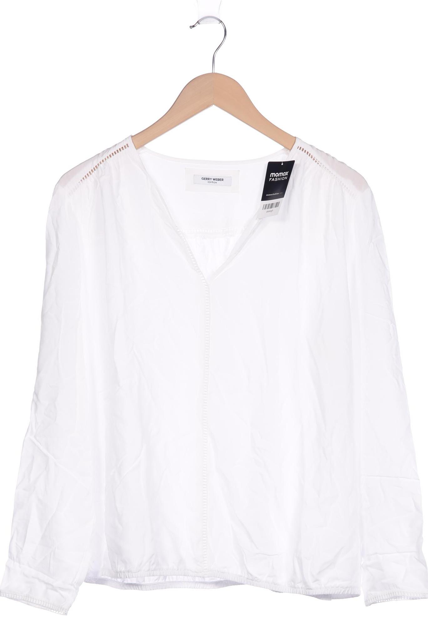 

Gerry Weber Damen Langarmshirt, weiß, Gr. 46