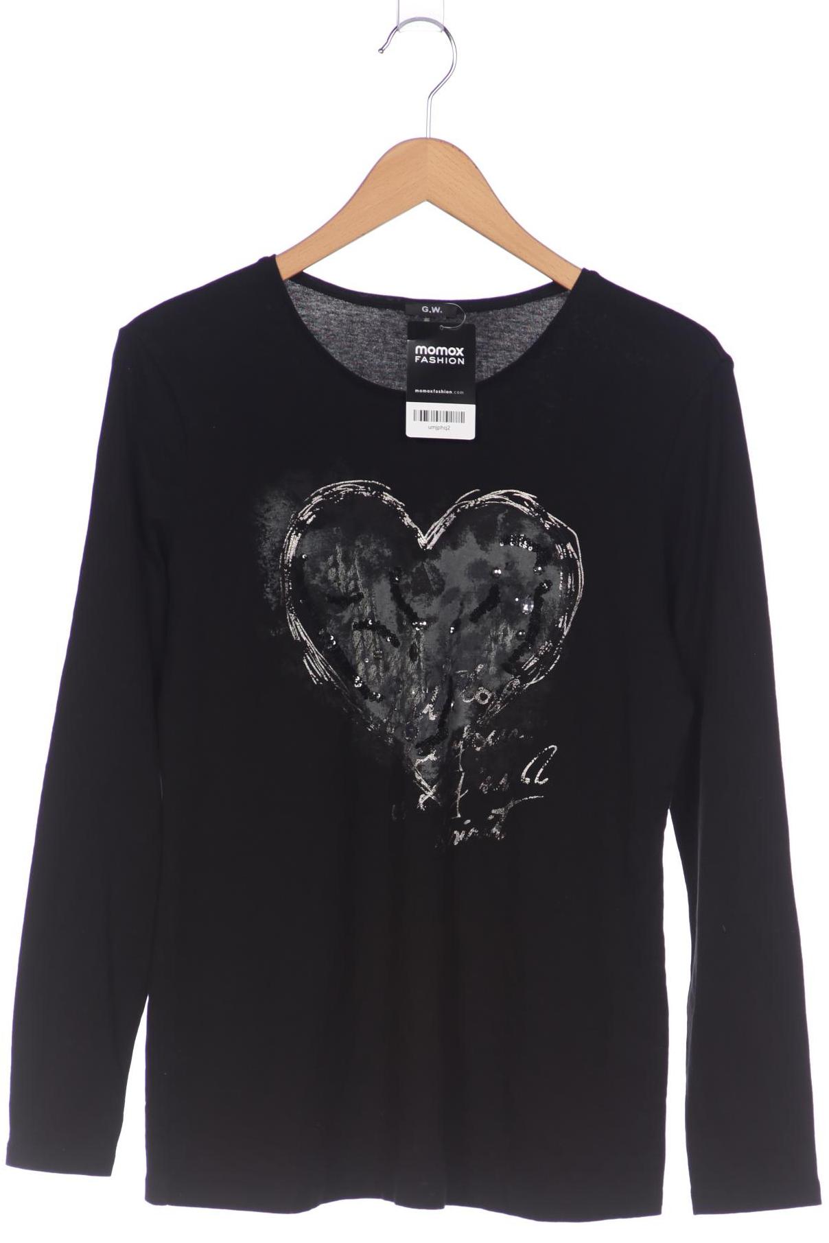 

Gerry Weber Damen Langarmshirt, schwarz, Gr. 42