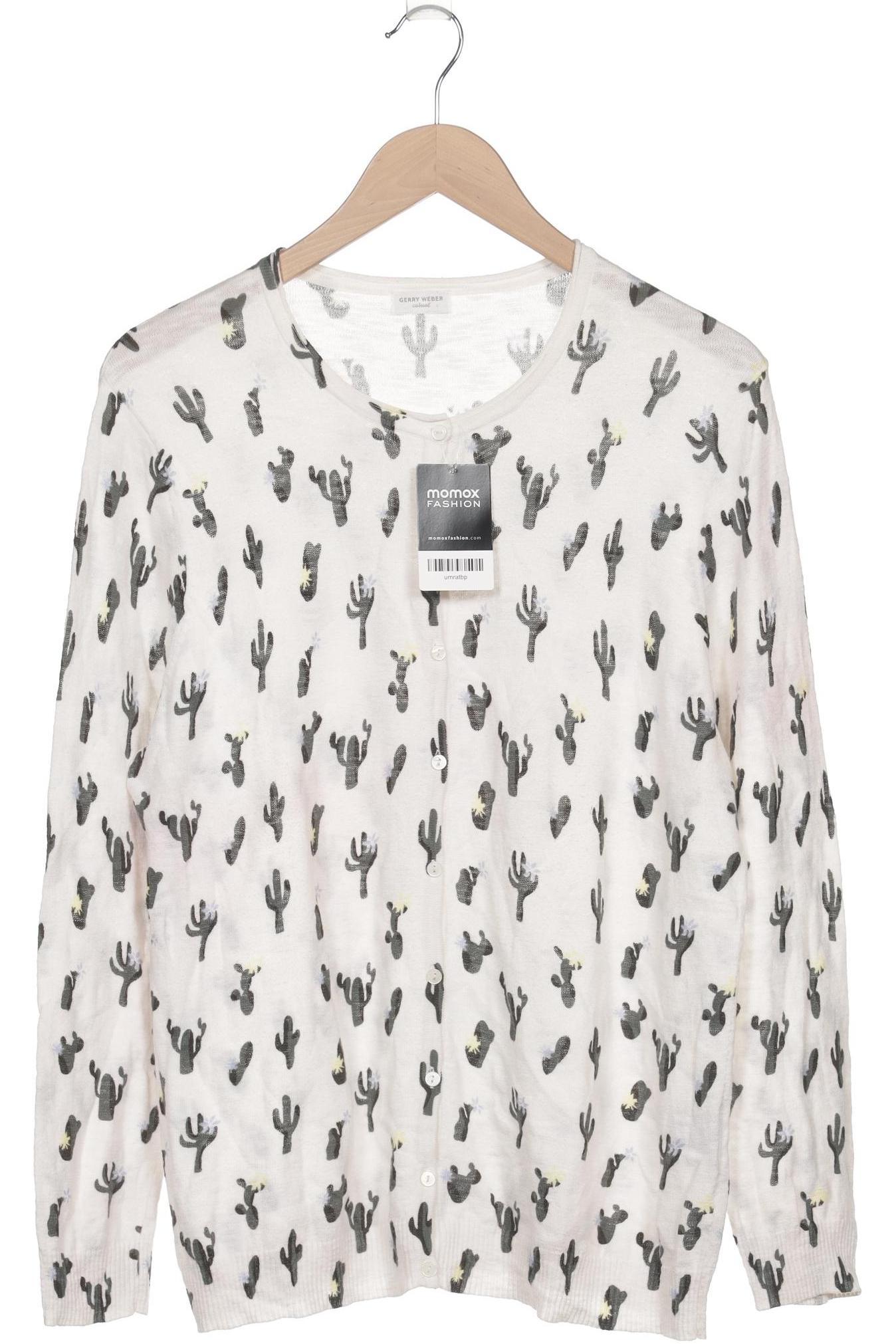 

Gerry Weber Damen Strickjacke, weiß, Gr. 44