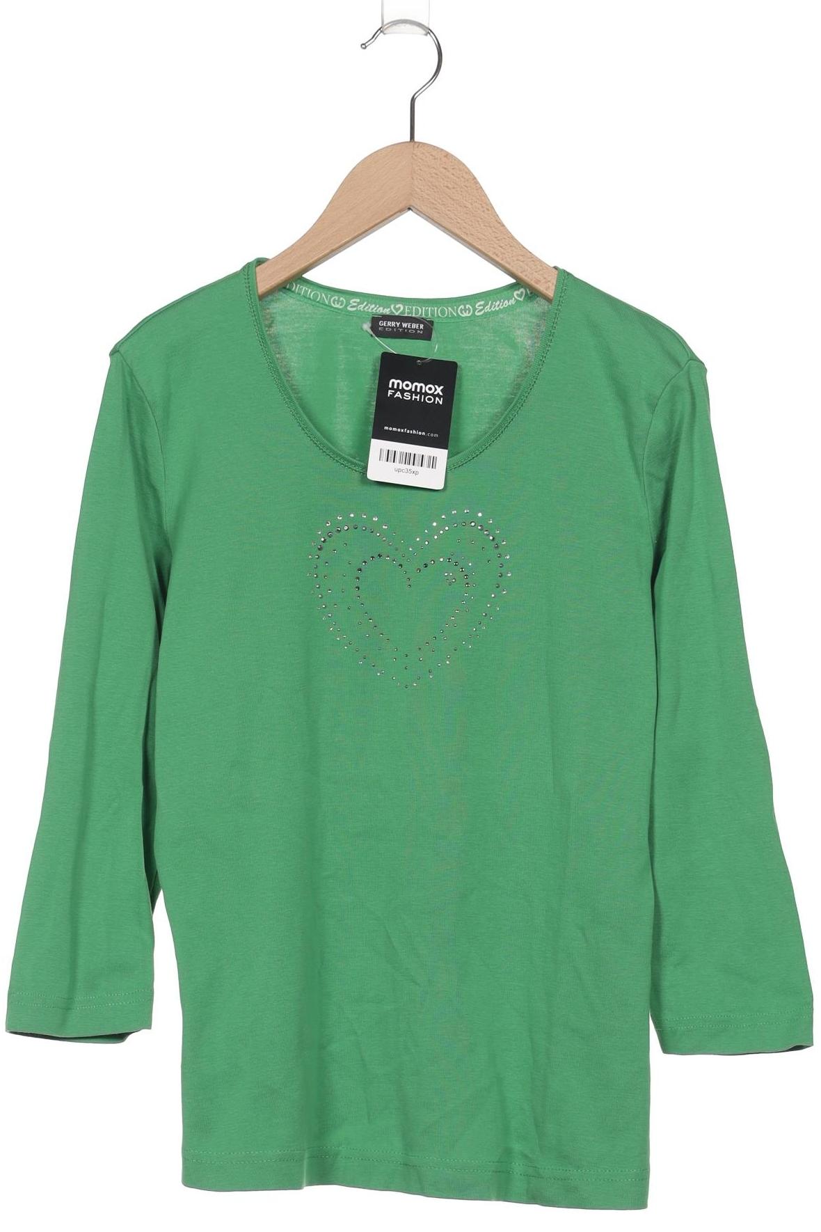 

Gerry Weber Damen Langarmshirt, grün, Gr. 38