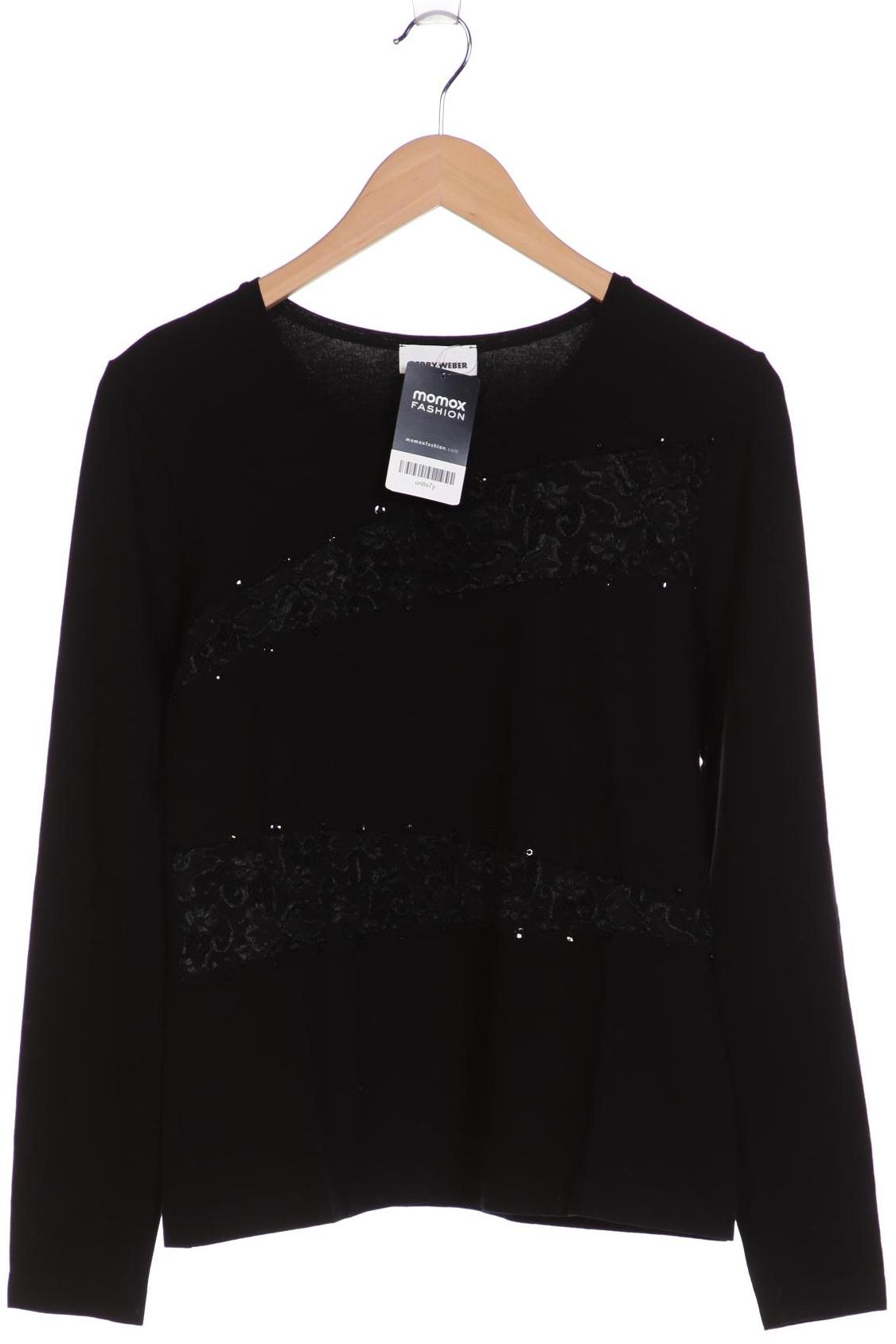 

Gerry Weber Damen Langarmshirt, schwarz, Gr. 40