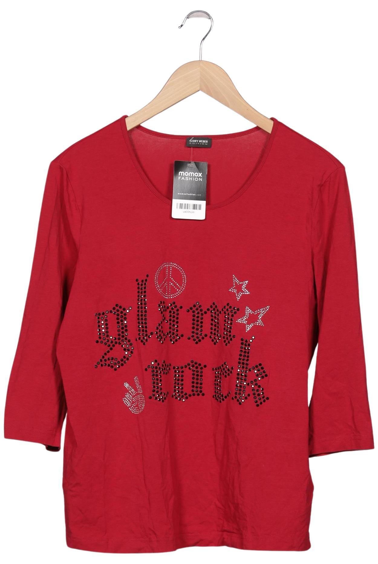 

Gerry Weber Damen Langarmshirt, rot, Gr. 44