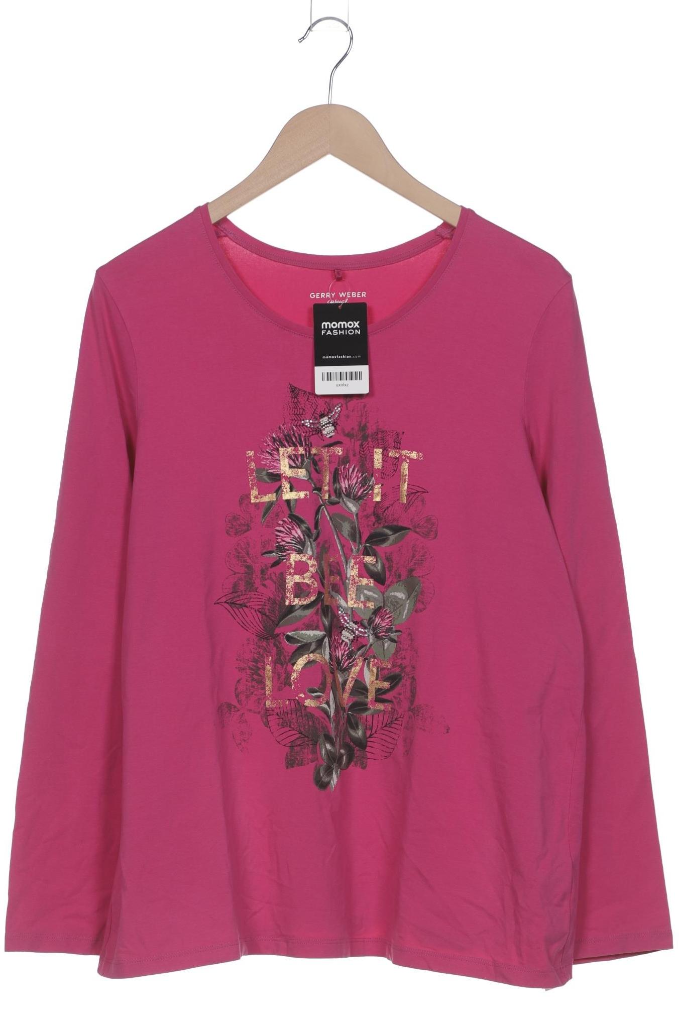 

Gerry Weber Damen Langarmshirt, pink, Gr. 46