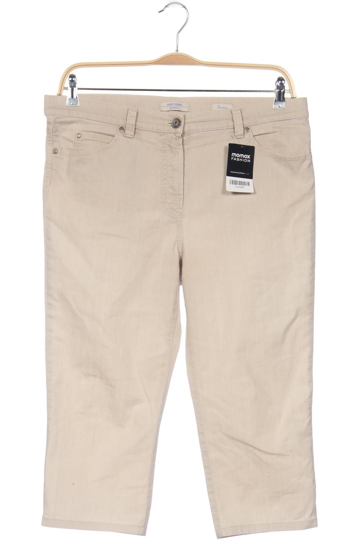 

Gerry Weber Damen Stoffhose, beige, Gr. 42