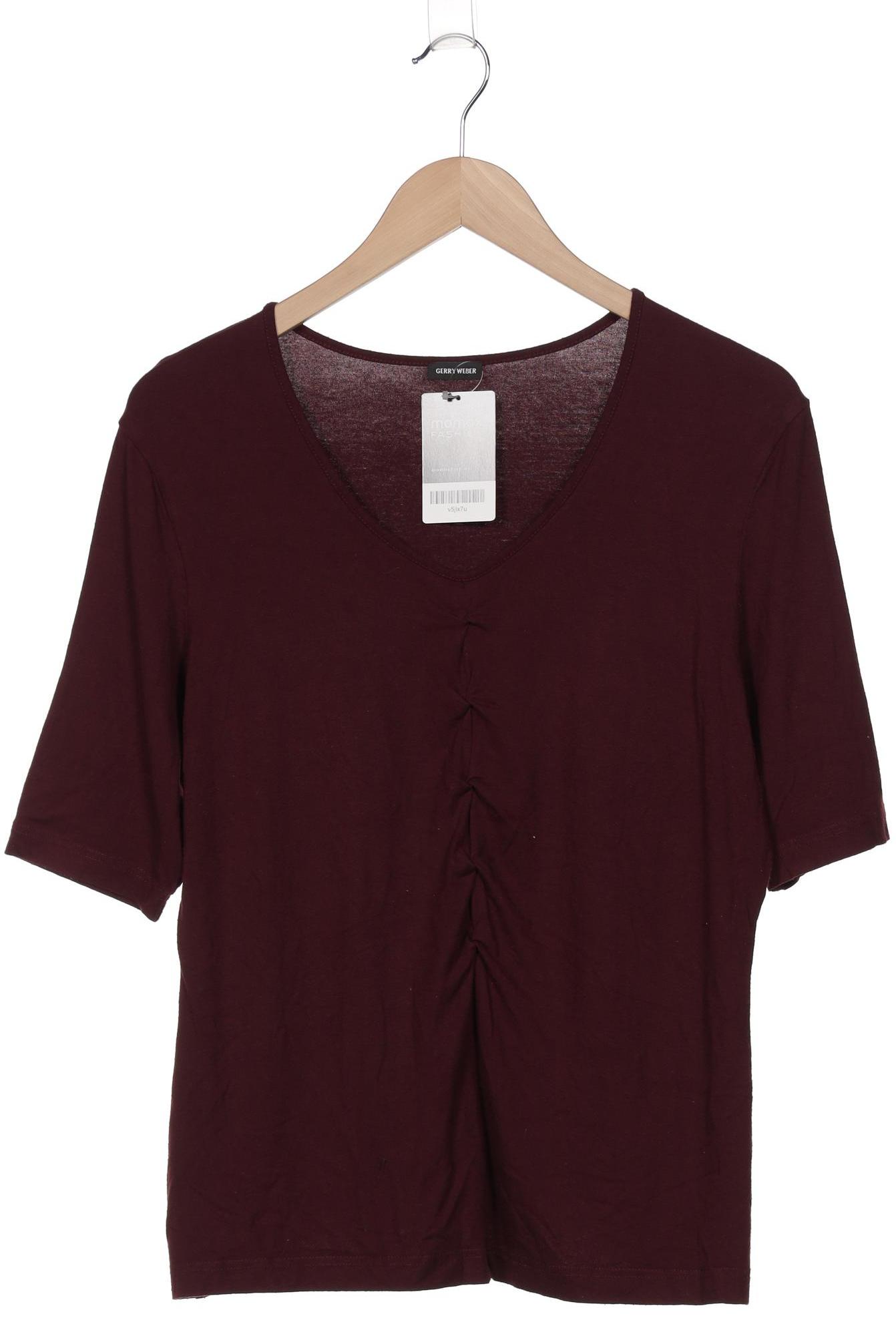 

Gerry Weber Damen T-Shirt, bordeaux, Gr. 42