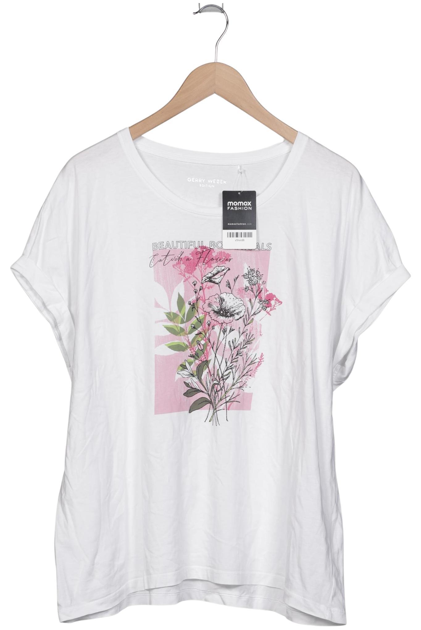 

Gerry Weber Damen T-Shirt, weiß, Gr. 48