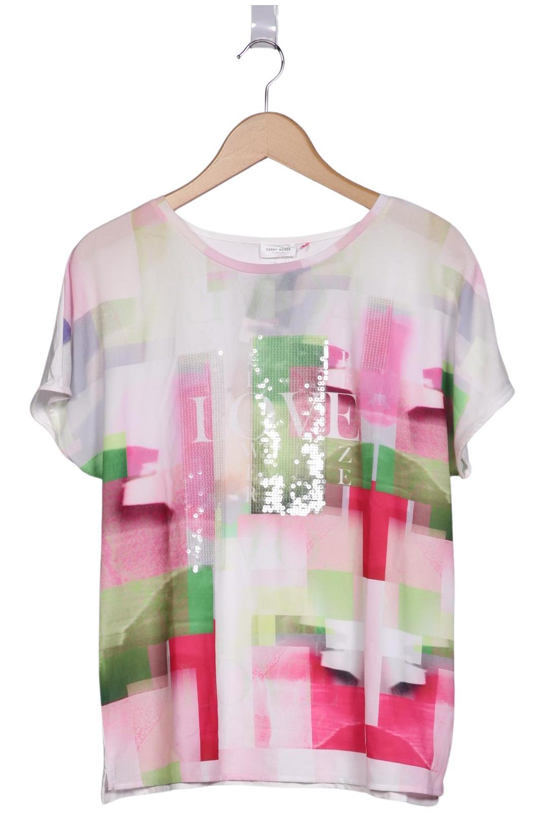

Gerry Weber Damen T-Shirt, mehrfarbig, Gr. 38