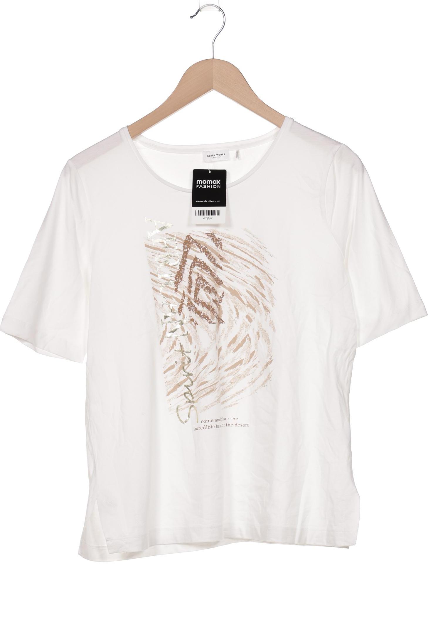

Gerry Weber Damen T-Shirt, weiß, Gr. 38