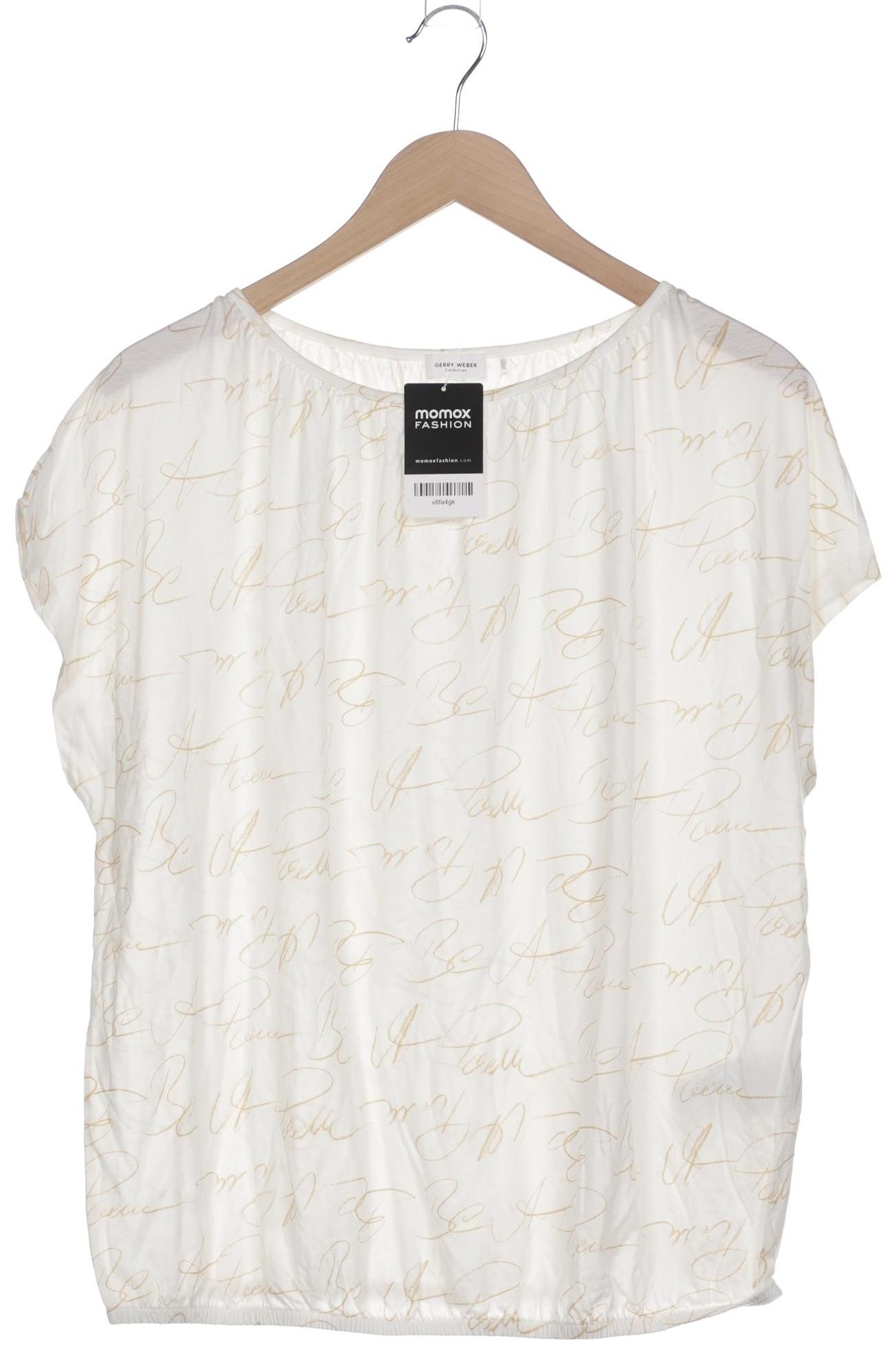 

Gerry Weber Damen T-Shirt, weiß, Gr. 42