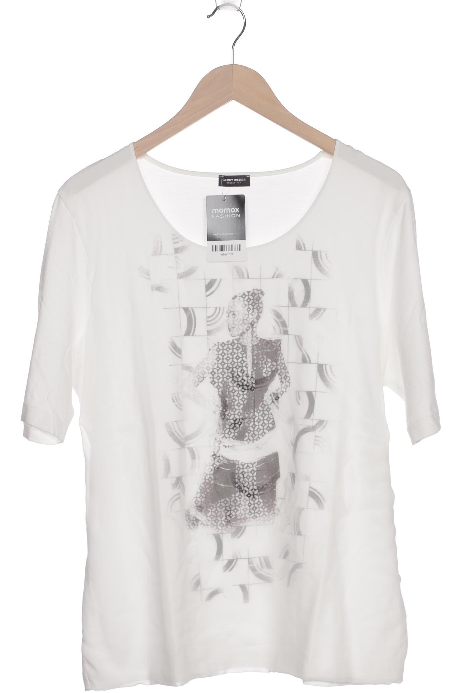 

Gerry Weber Damen T-Shirt, weiß, Gr. 46