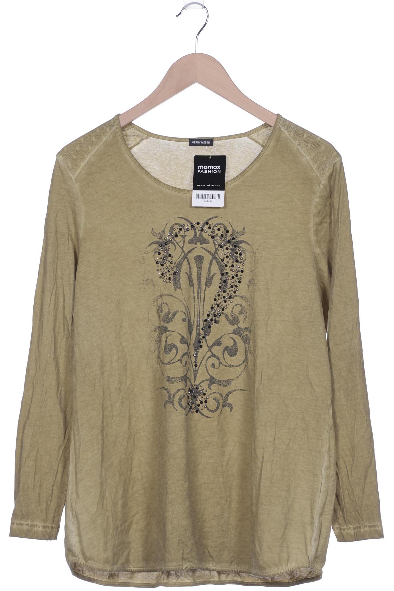 

Gerry Weber Damen Langarmshirt, grün, Gr. 44