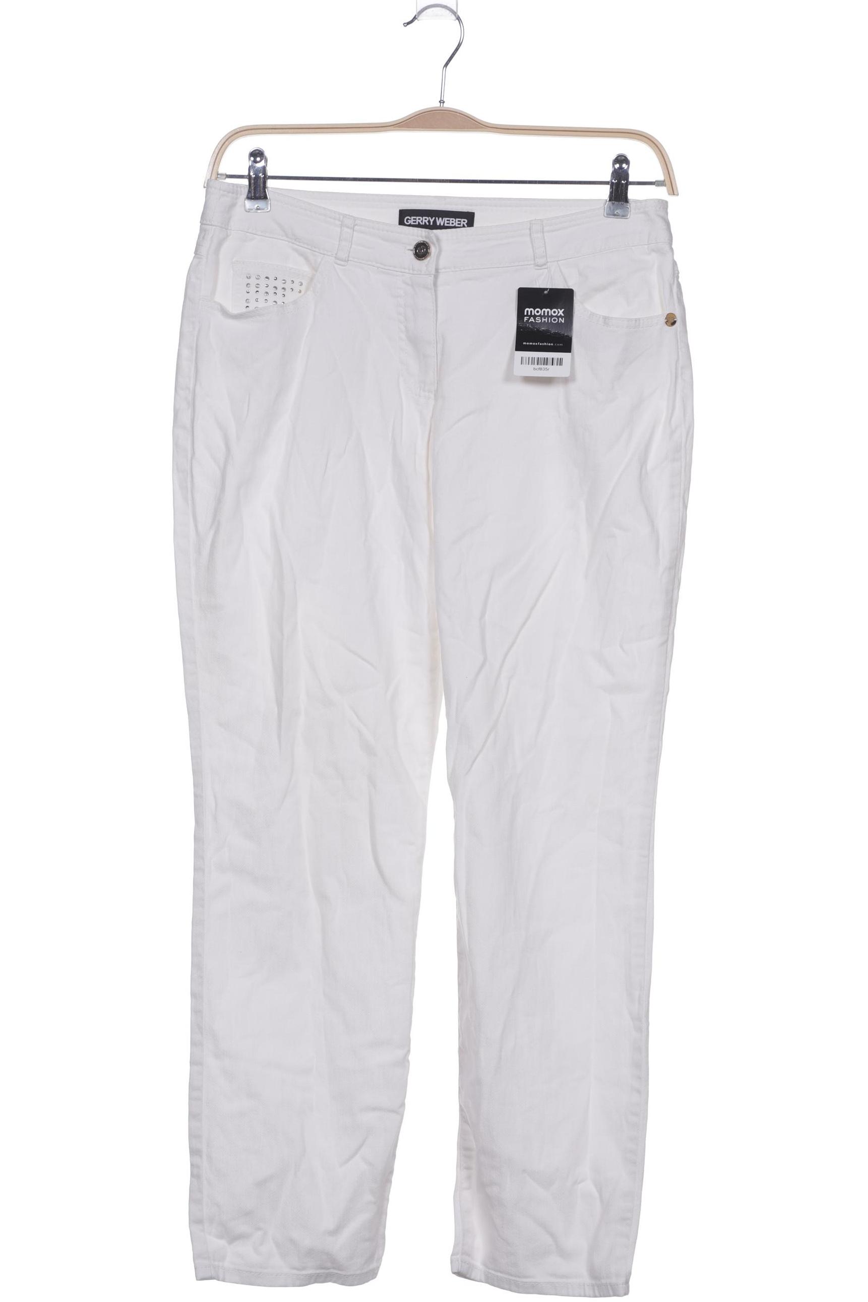 

Gerry Weber Damen Stoffhose, weiß, Gr. 40