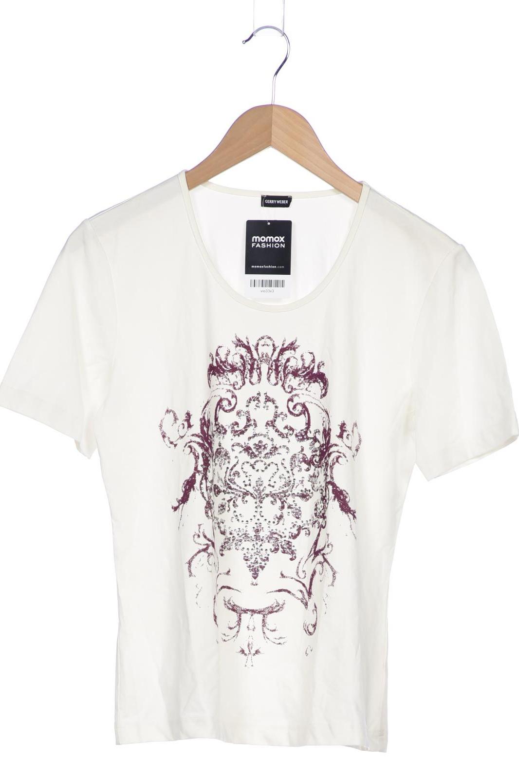 

Gerry Weber Damen T-Shirt, cremeweiß, Gr. 42