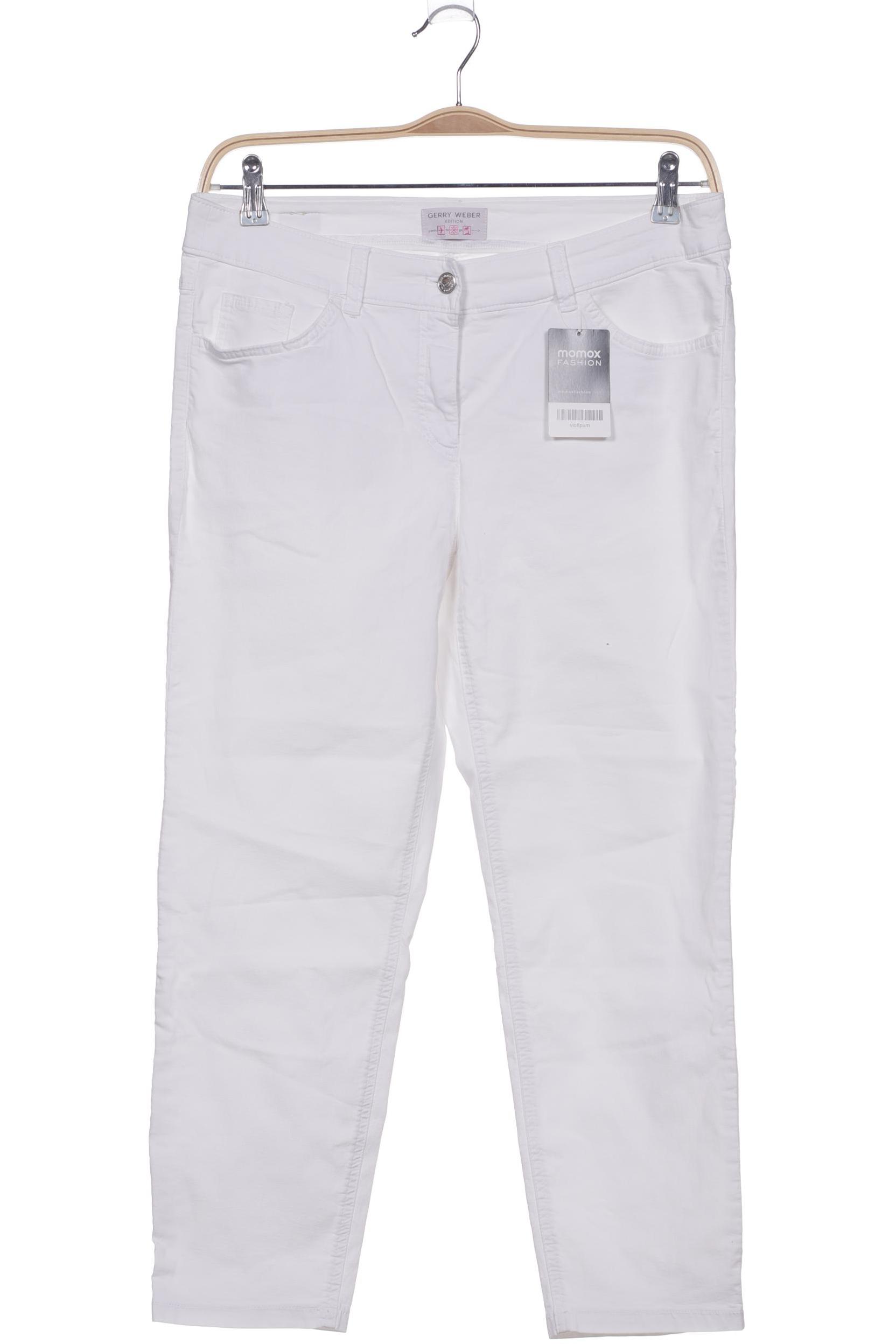 

Gerry Weber Damen Stoffhose, weiß, Gr. 42