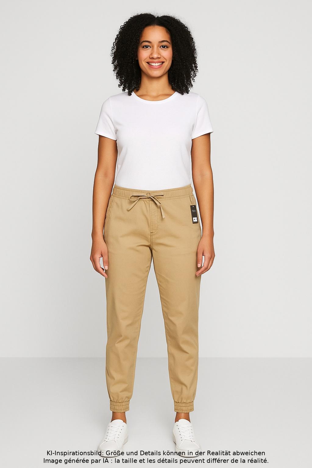 

Gerry Weber Damen Jeans, beige, Gr. 42