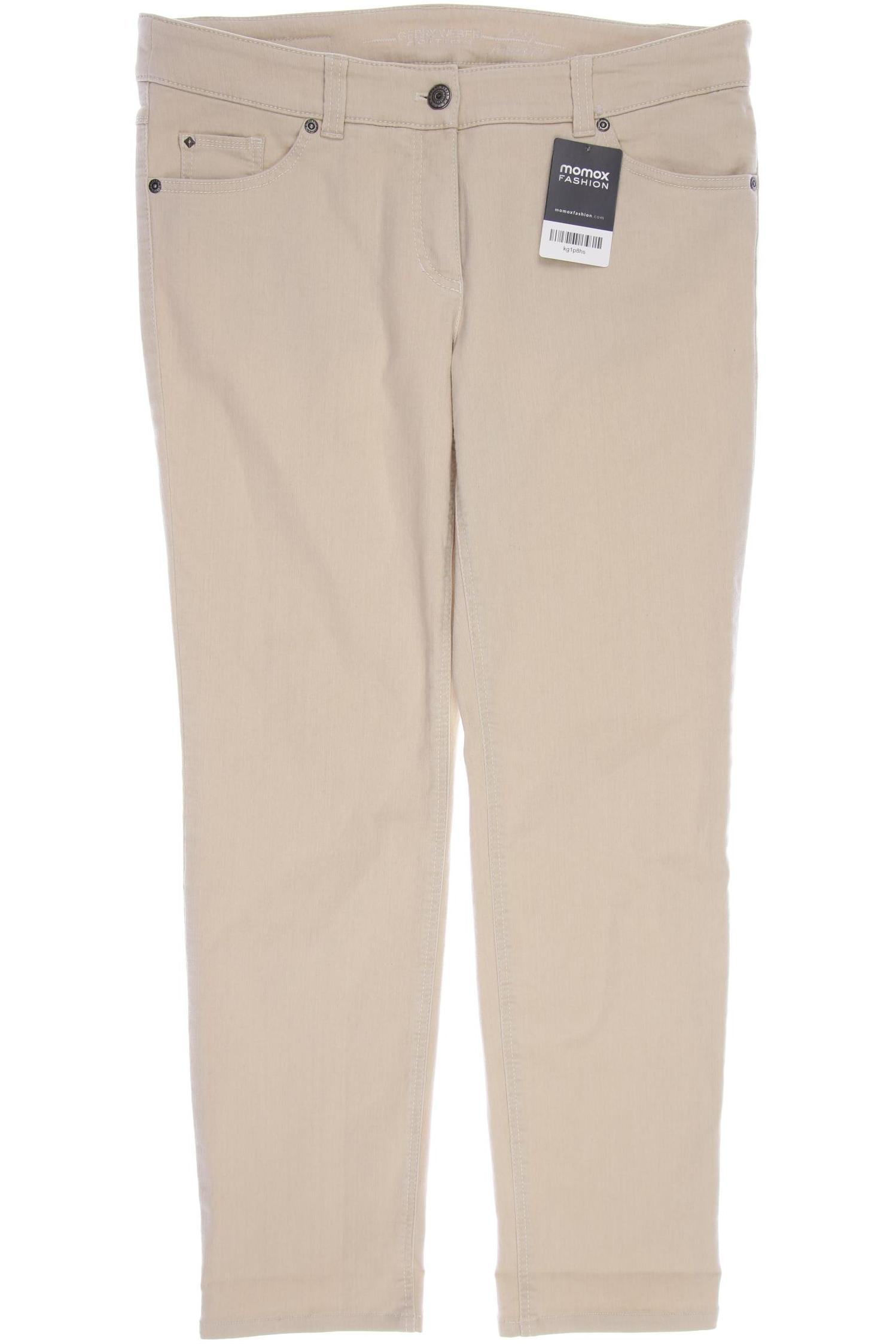 

Gerry Weber Damen Jeans, beige, Gr. 44