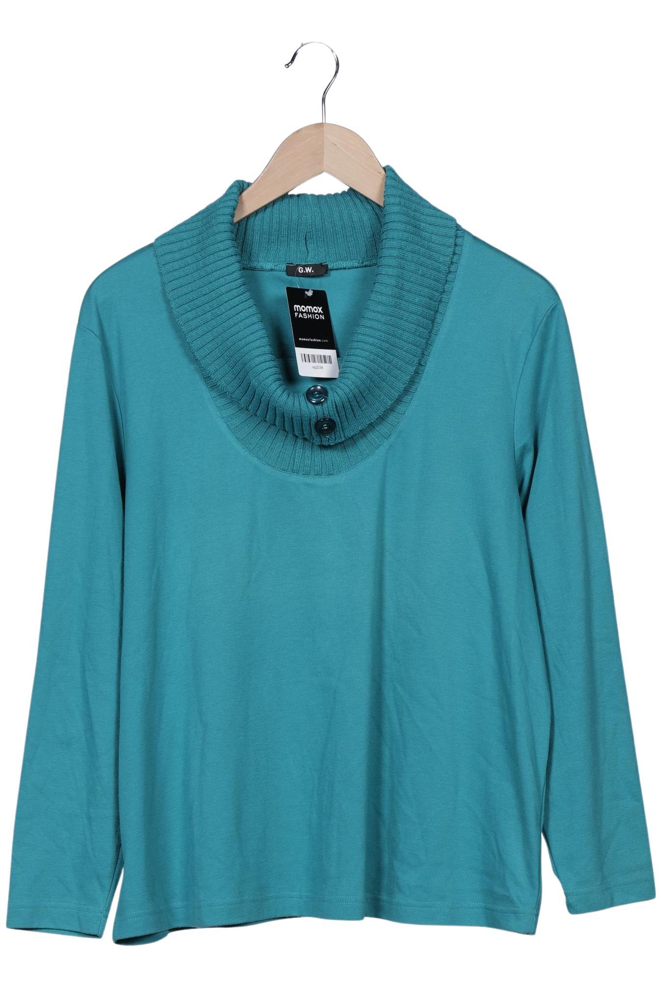 

Gerry Weber Damen Sweatshirt, türkis, Gr. 48