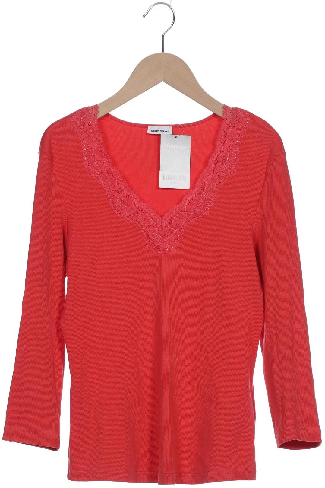 

Gerry Weber Damen Langarmshirt, rot, Gr. 42