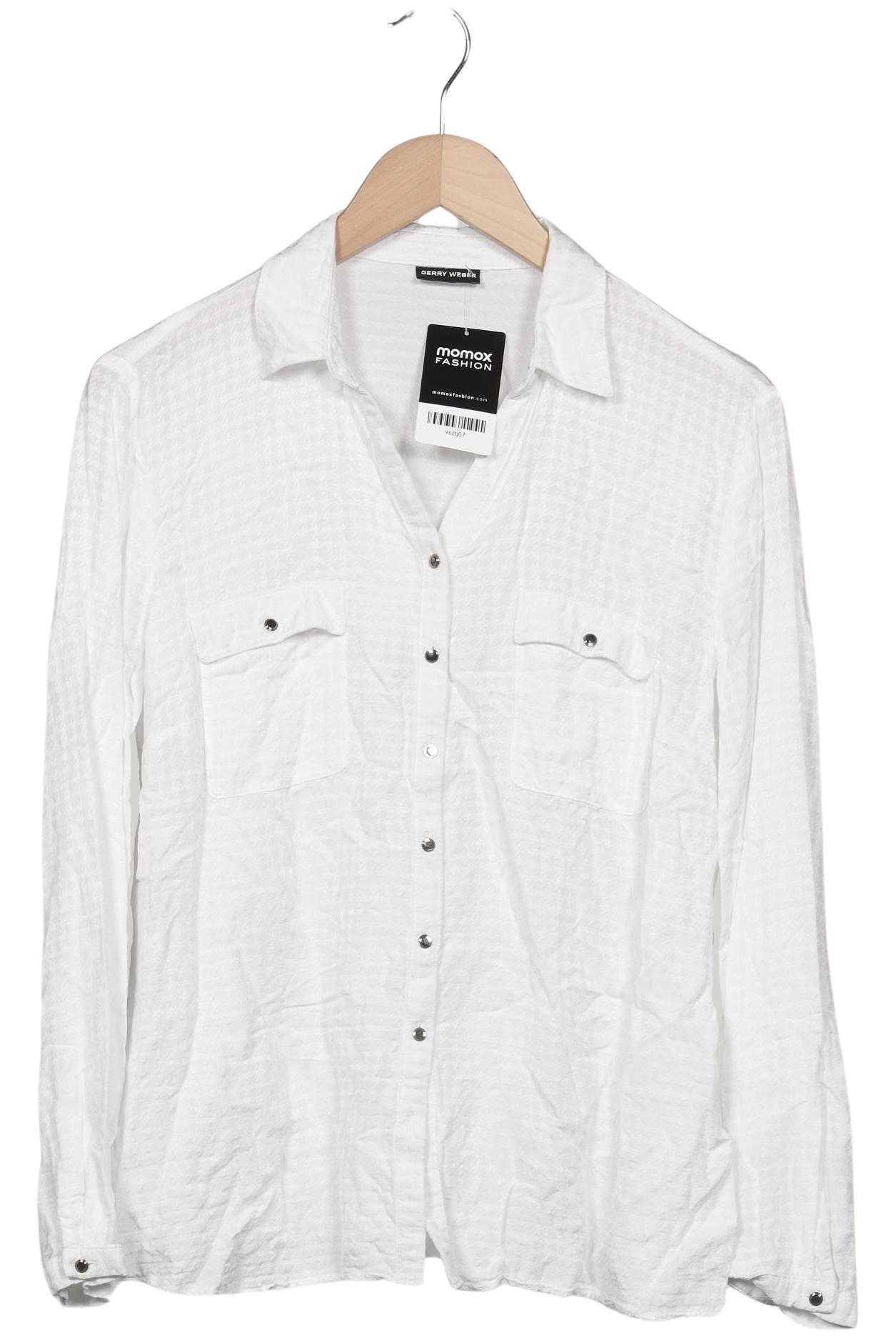 

Gerry Weber Damen Bluse, weiß, Gr. 40
