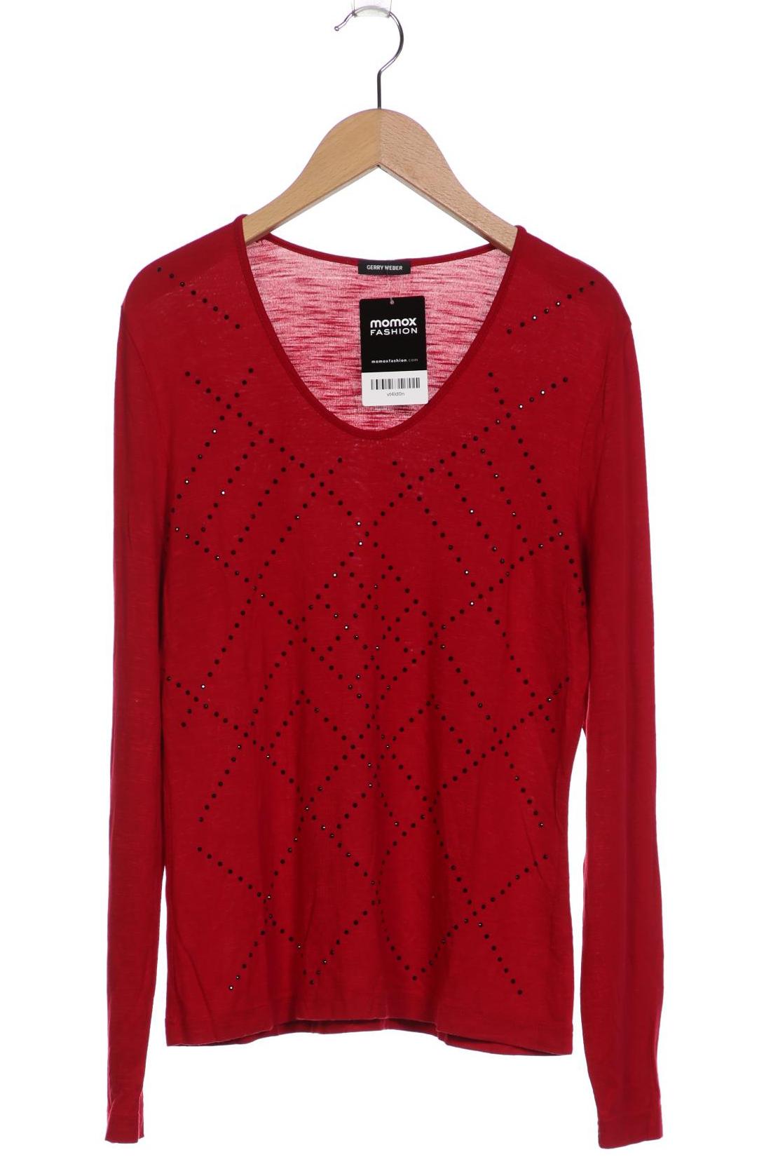 

Gerry Weber Damen Langarmshirt, rot, Gr. 38