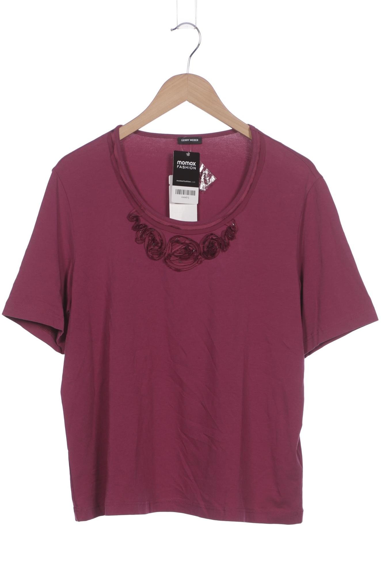 

Gerry Weber Damen T-Shirt, bordeaux, Gr. 46