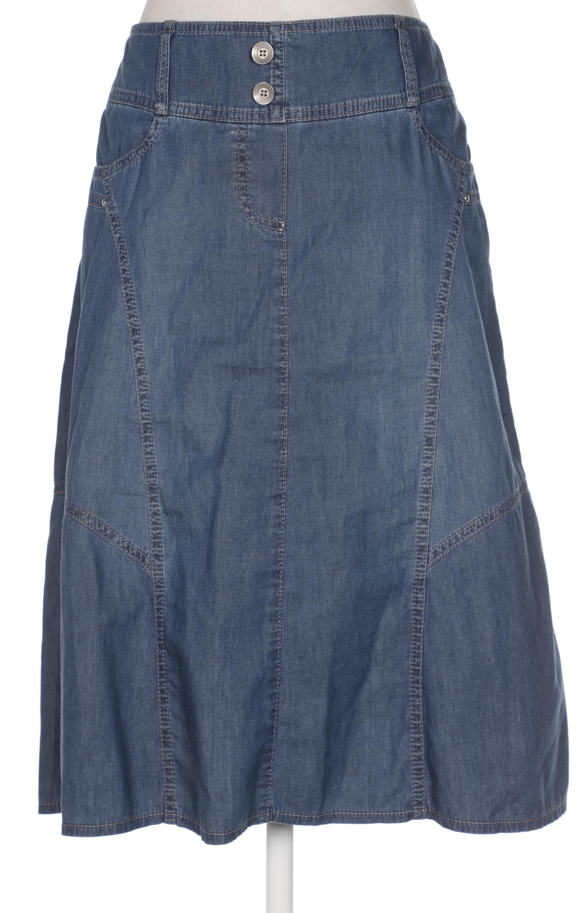 

Gerry Weber Damen Rock, blau, Gr. 38