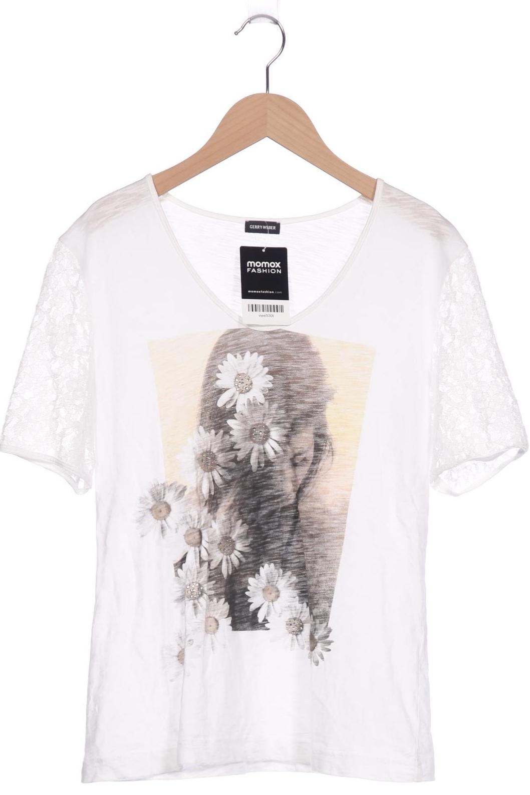 

Gerry Weber Damen T-Shirt, weiß, Gr. 38
