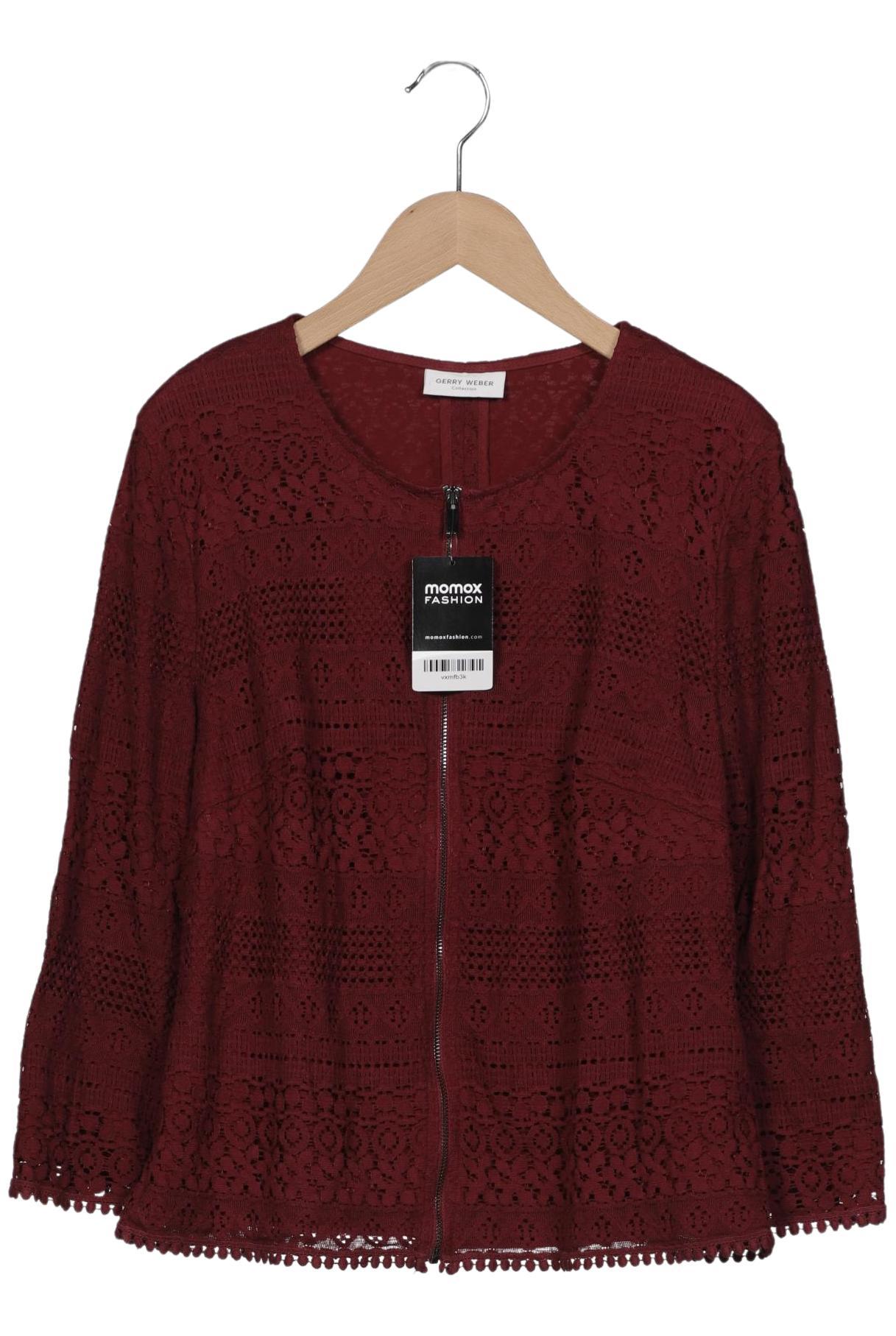 

Gerry Weber Damen Strickjacke, bordeaux, Gr. 44