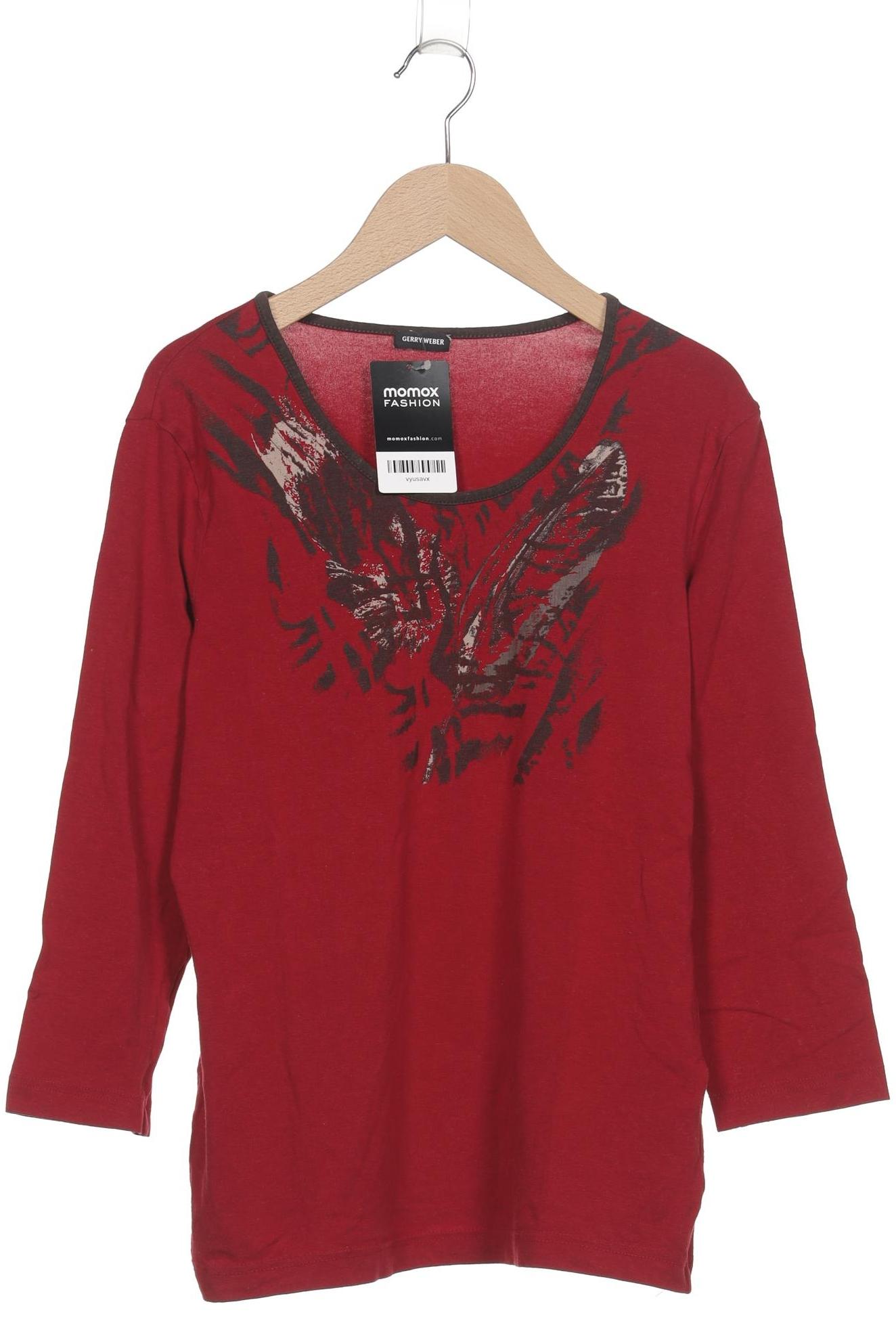 

Gerry Weber Damen Langarmshirt, bordeaux, Gr. 38