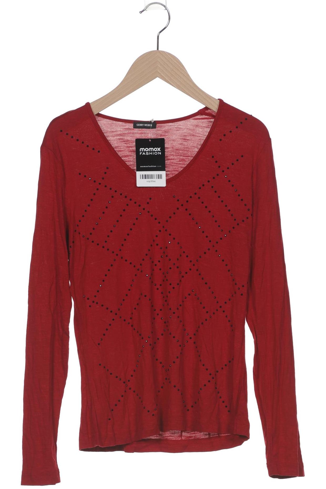 

Gerry Weber Damen Langarmshirt, rot, Gr. 36