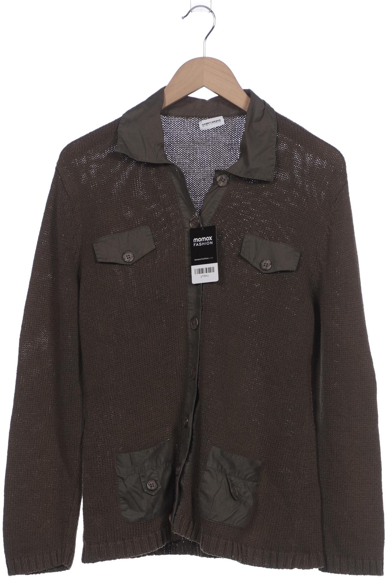 

Gerry Weber Damen Strickjacke, grün, Gr. 42