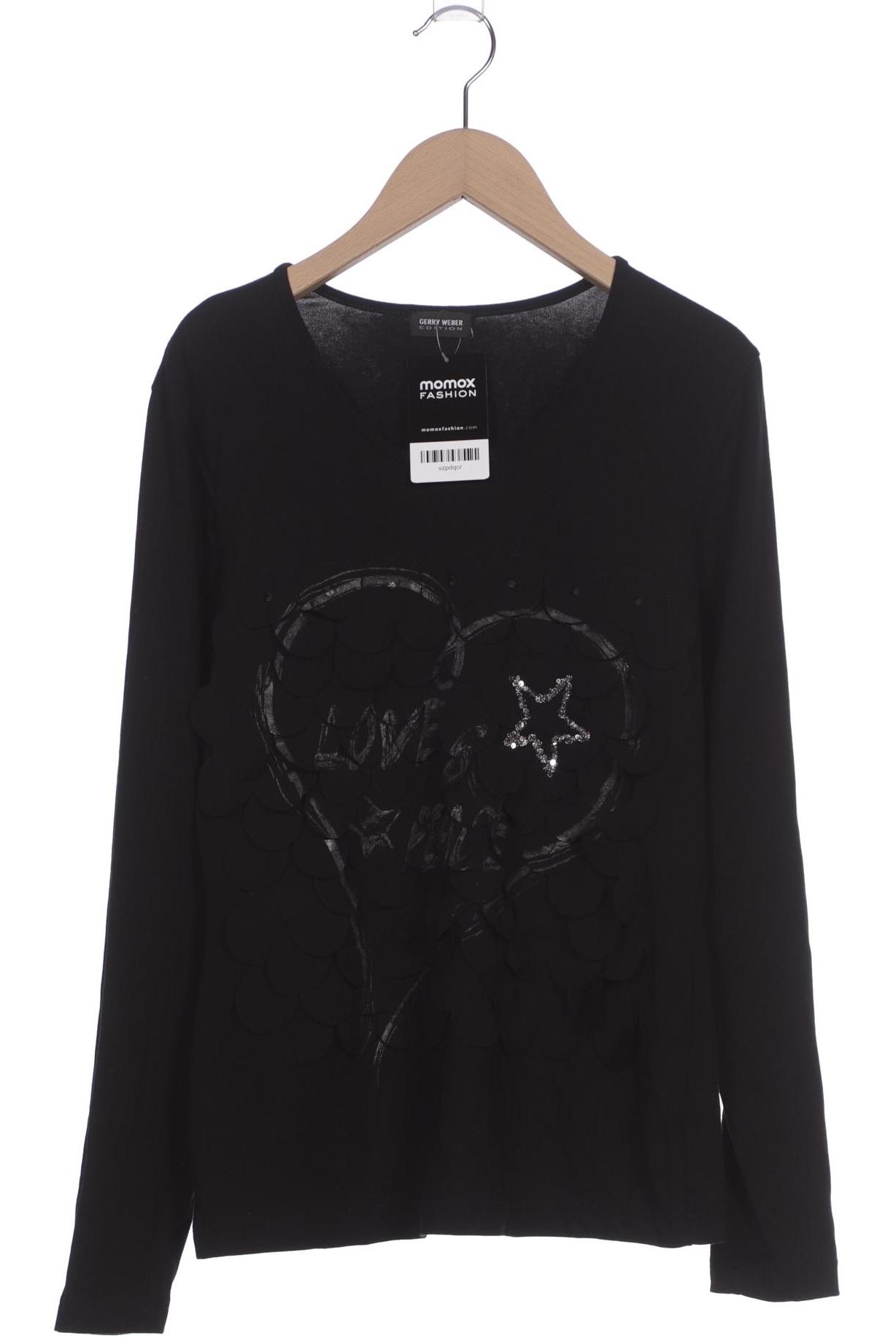 

Gerry Weber Damen Langarmshirt, schwarz, Gr. 36
