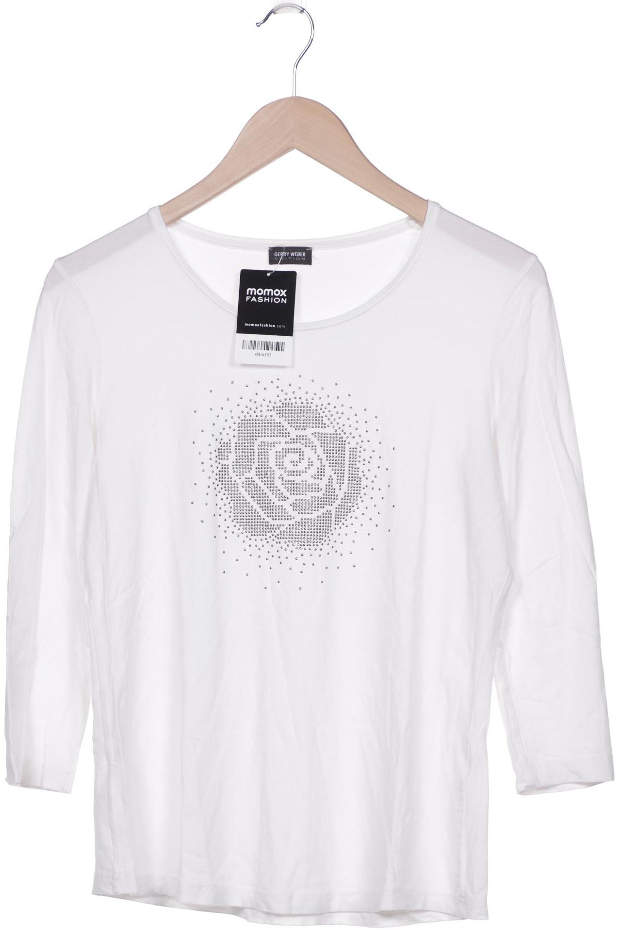 

Gerry Weber Damen Langarmshirt, weiß, Gr. 38