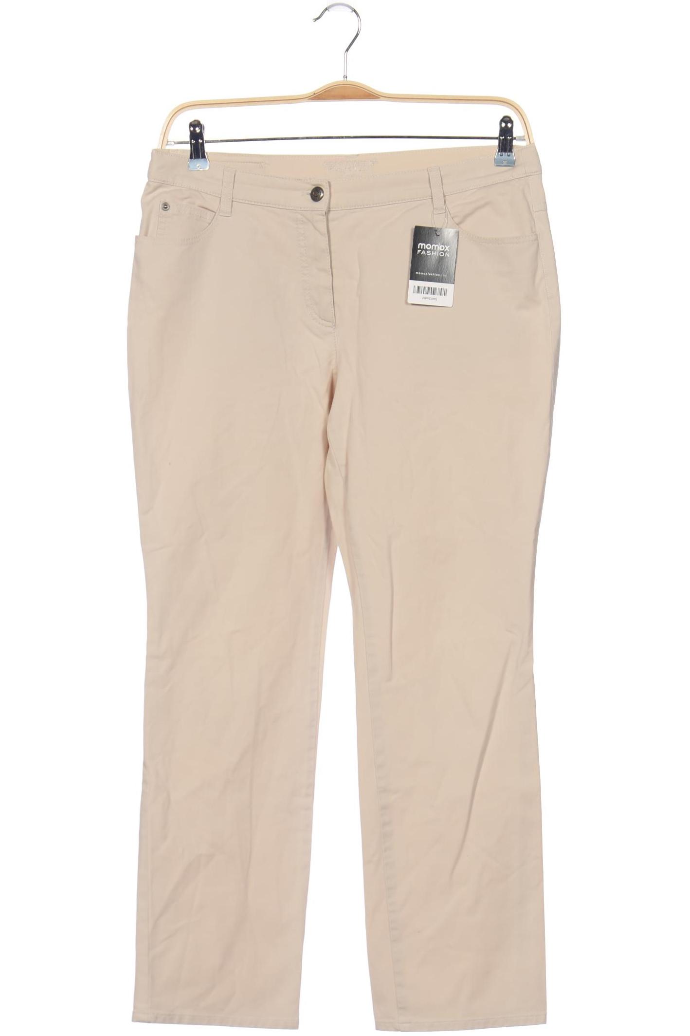 

Gerry Weber Damen Stoffhose, beige, Gr. 34