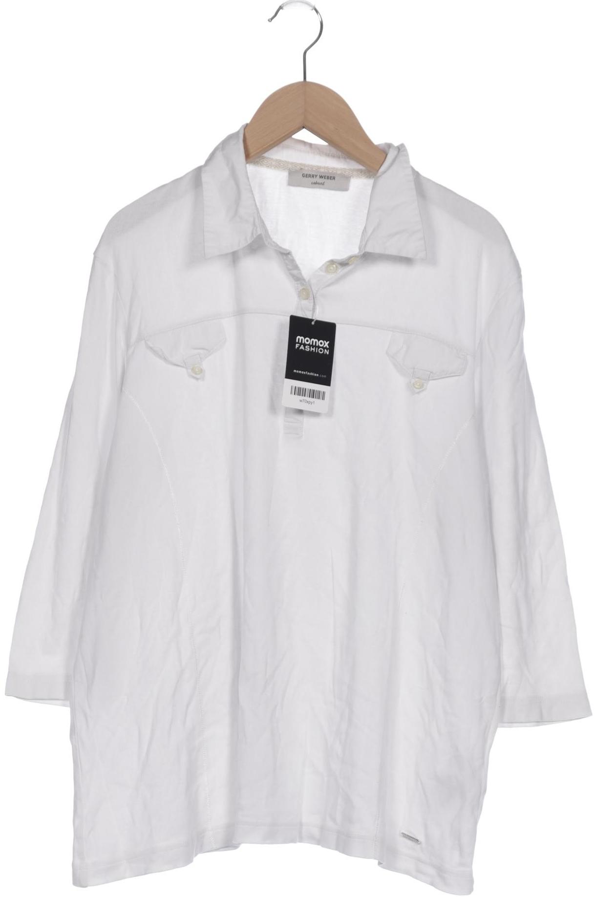 

Gerry Weber Damen Poloshirt, weiß, Gr. 46