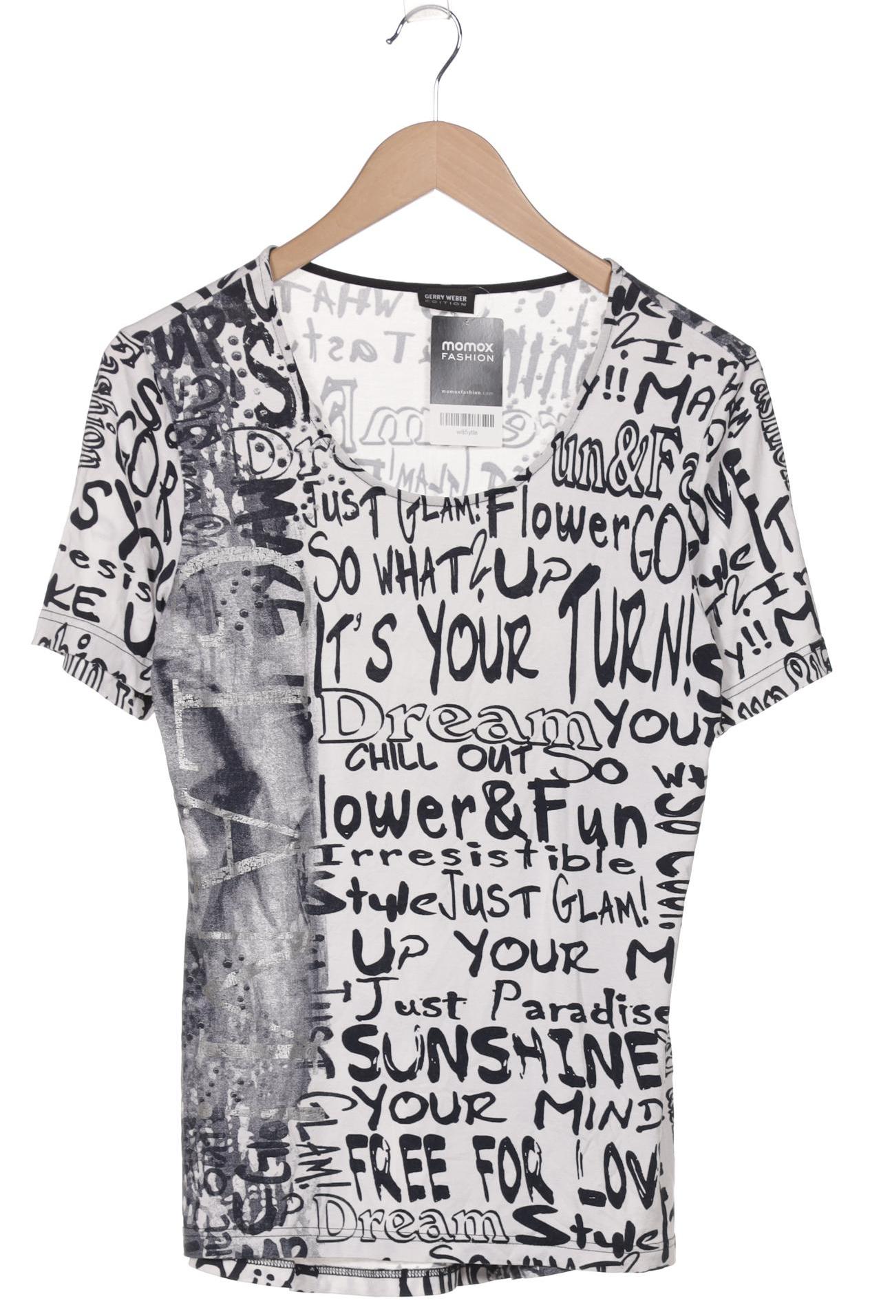 

Gerry Weber Damen T-Shirt, weiß, Gr. 38