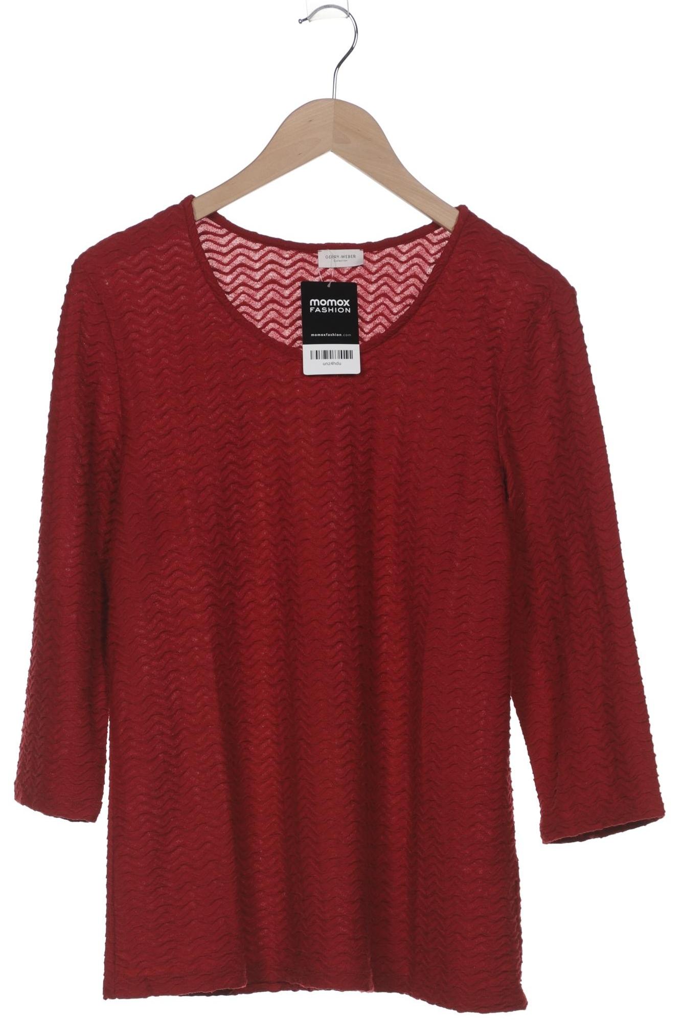 

Gerry Weber Damen Langarmshirt, bordeaux, Gr. 44