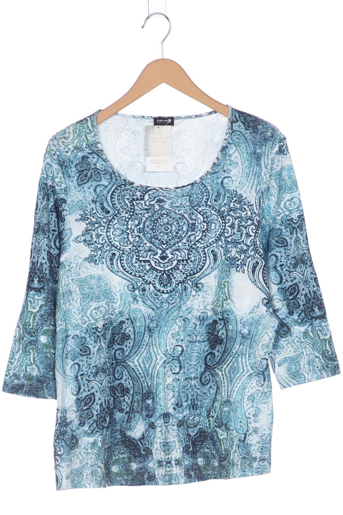 

Gerry Weber Damen Langarmshirt, blau, Gr. 44