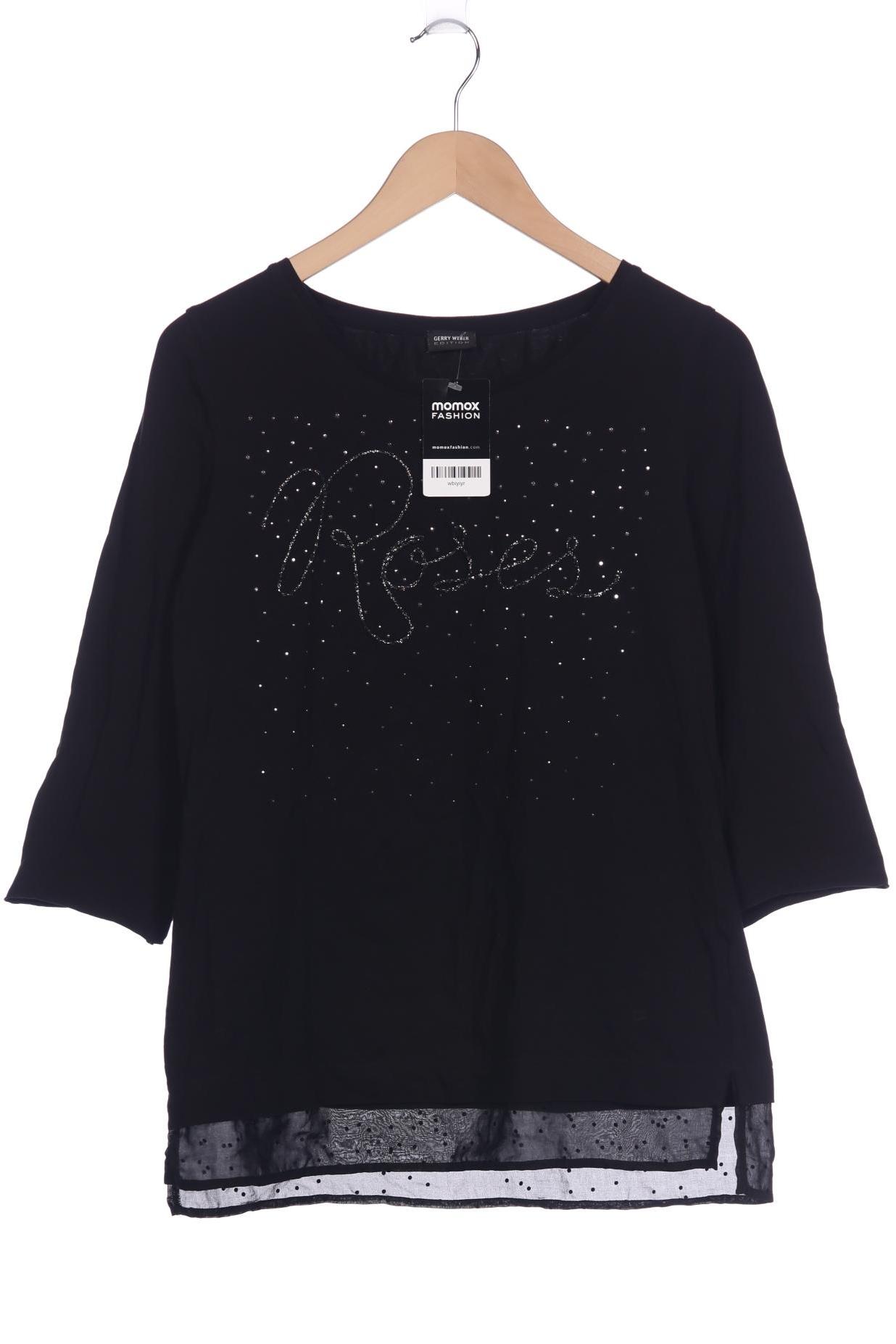 

Gerry Weber Damen Langarmshirt, schwarz, Gr. 40