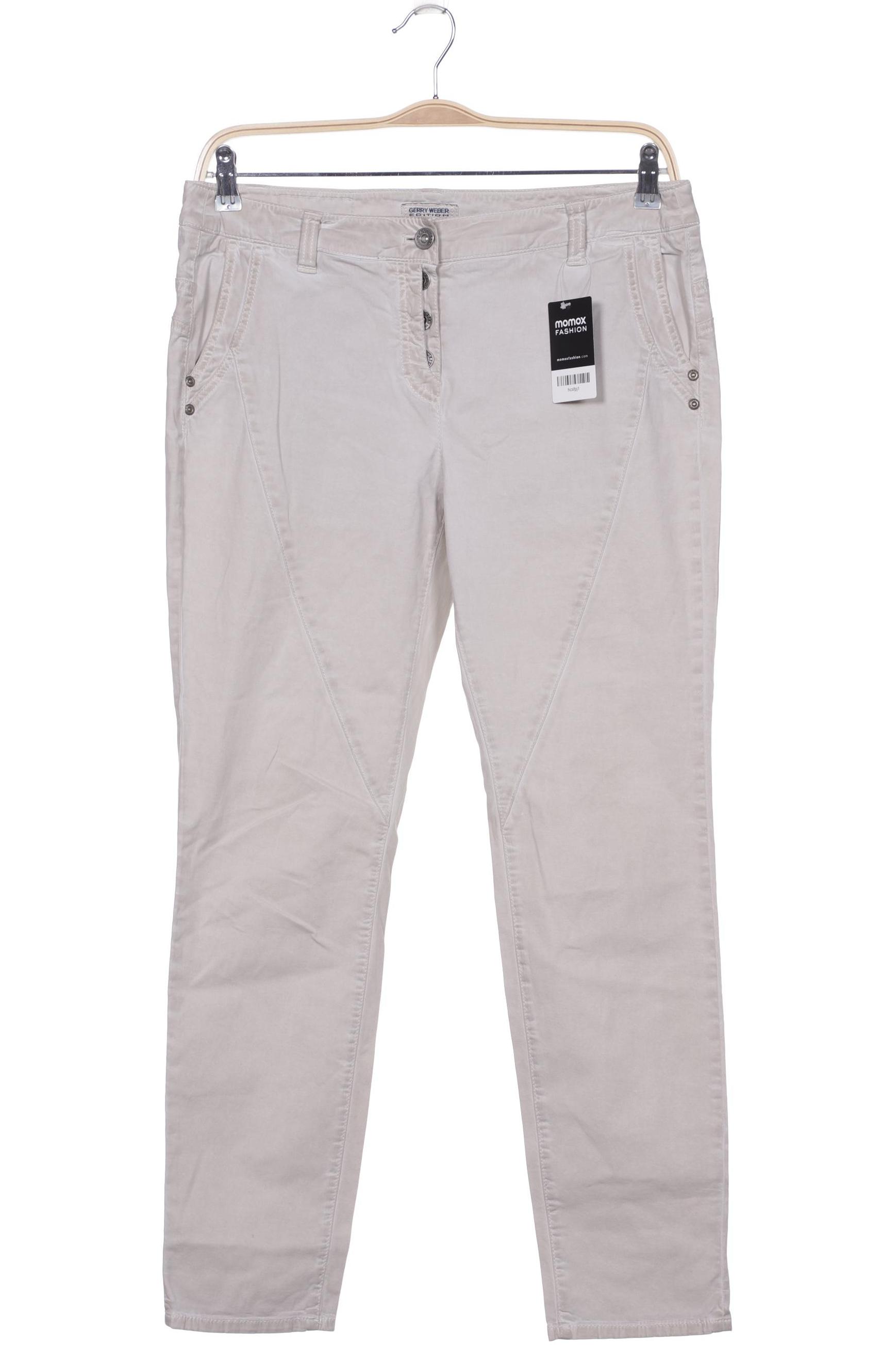 

Gerry Weber Damen Stoffhose, cremeweiß, Gr. 44