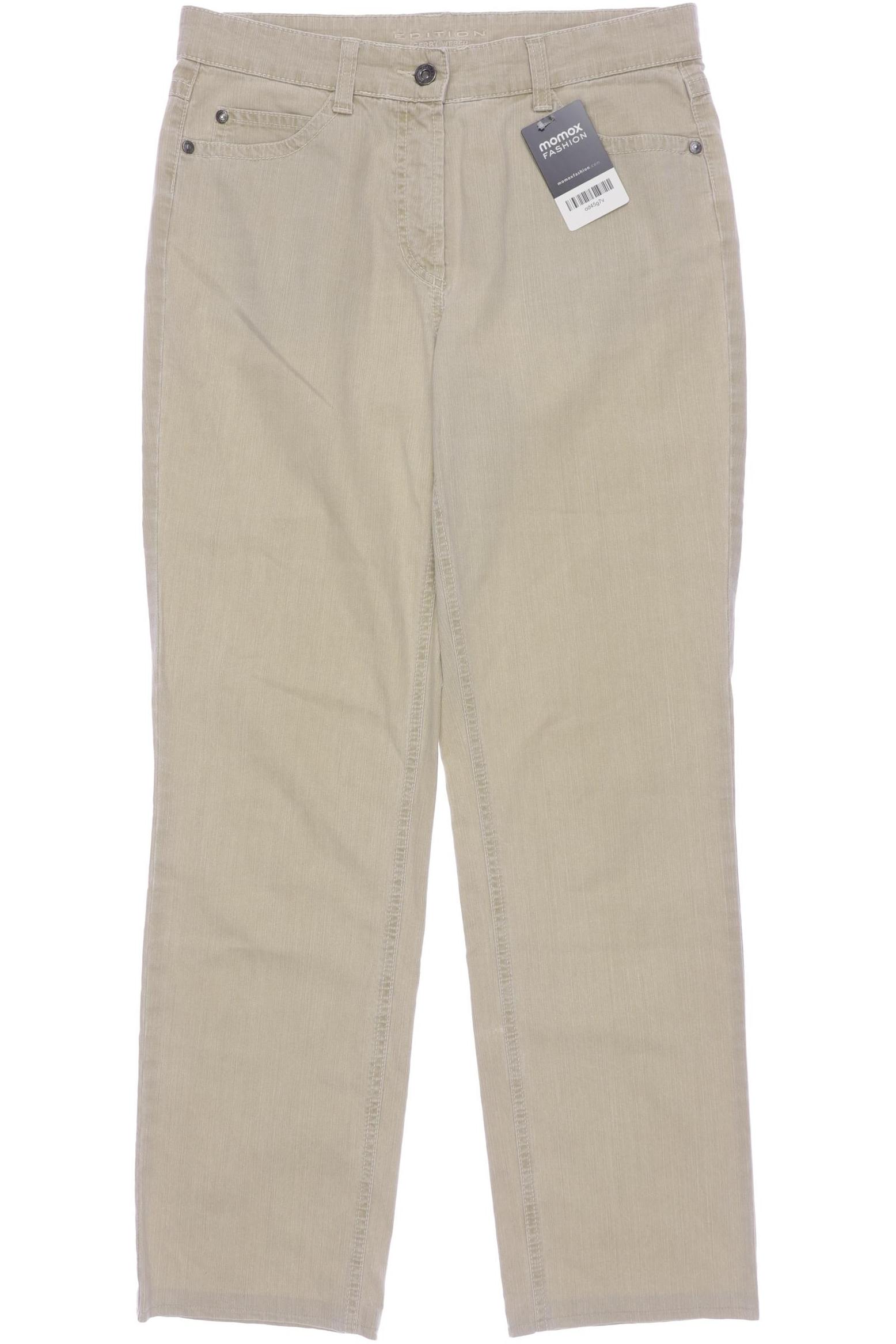 

Gerry Weber Damen Jeans, beige, Gr. 38