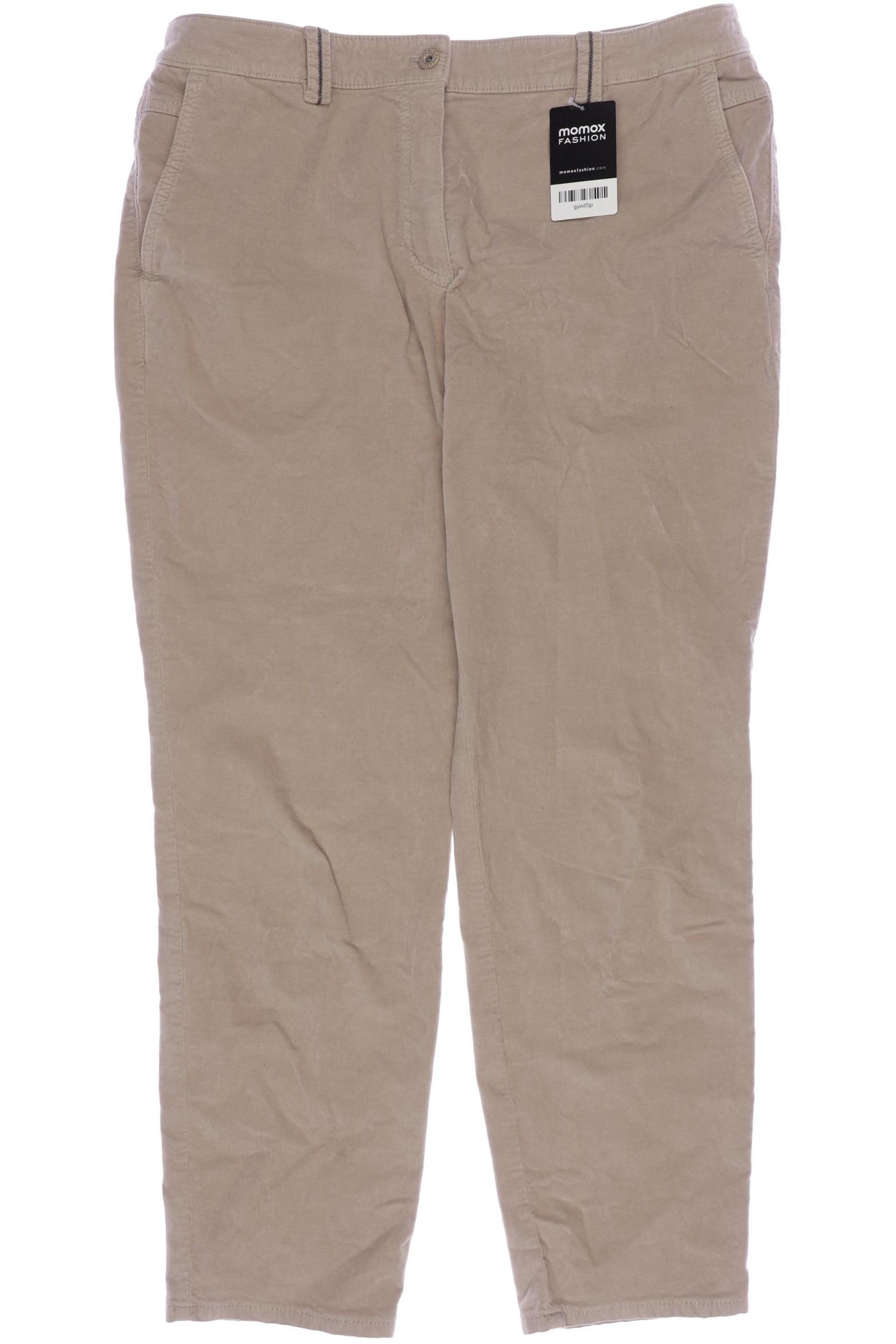

Gerry Weber Damen Stoffhose, beige, Gr. 42