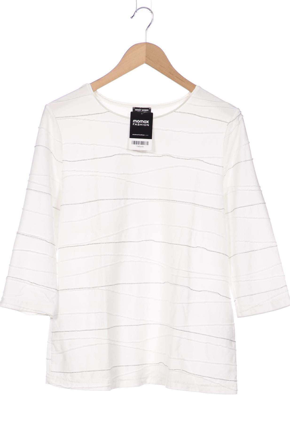 

Gerry Weber Damen Langarmshirt, weiß, Gr. 44