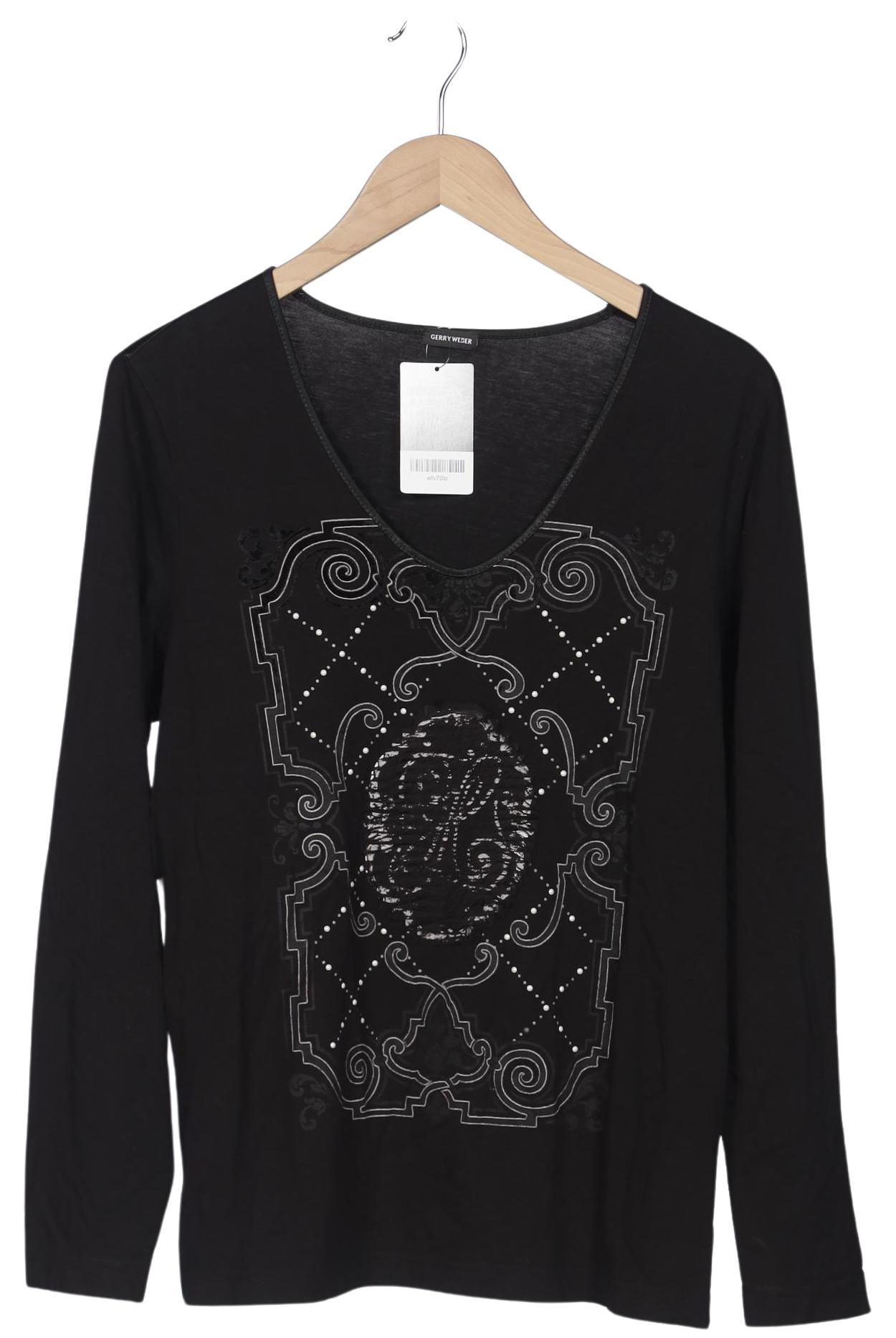 

Gerry Weber Damen Langarmshirt, schwarz, Gr. 42