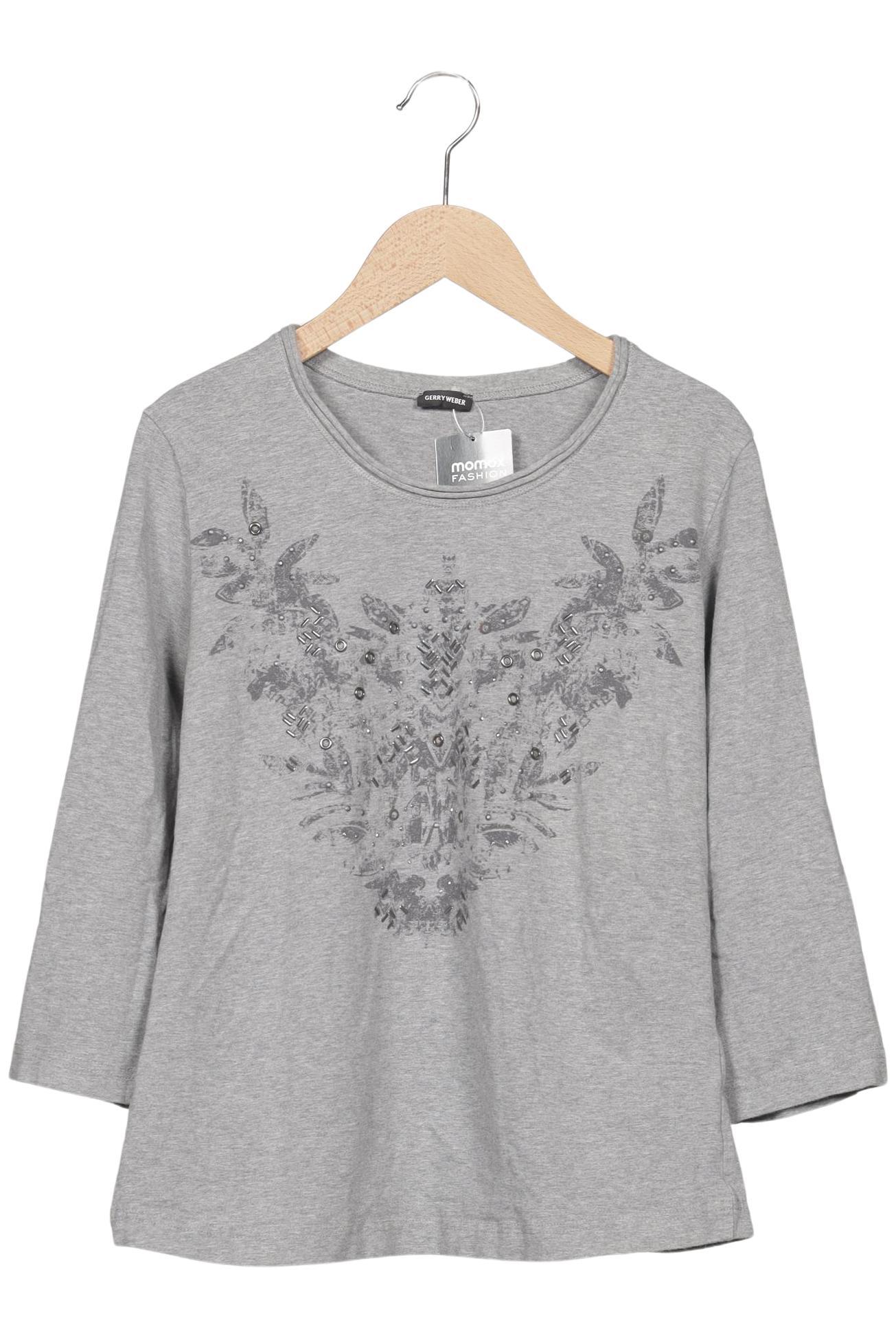 

Gerry Weber Damen Langarmshirt, grau, Gr. 40