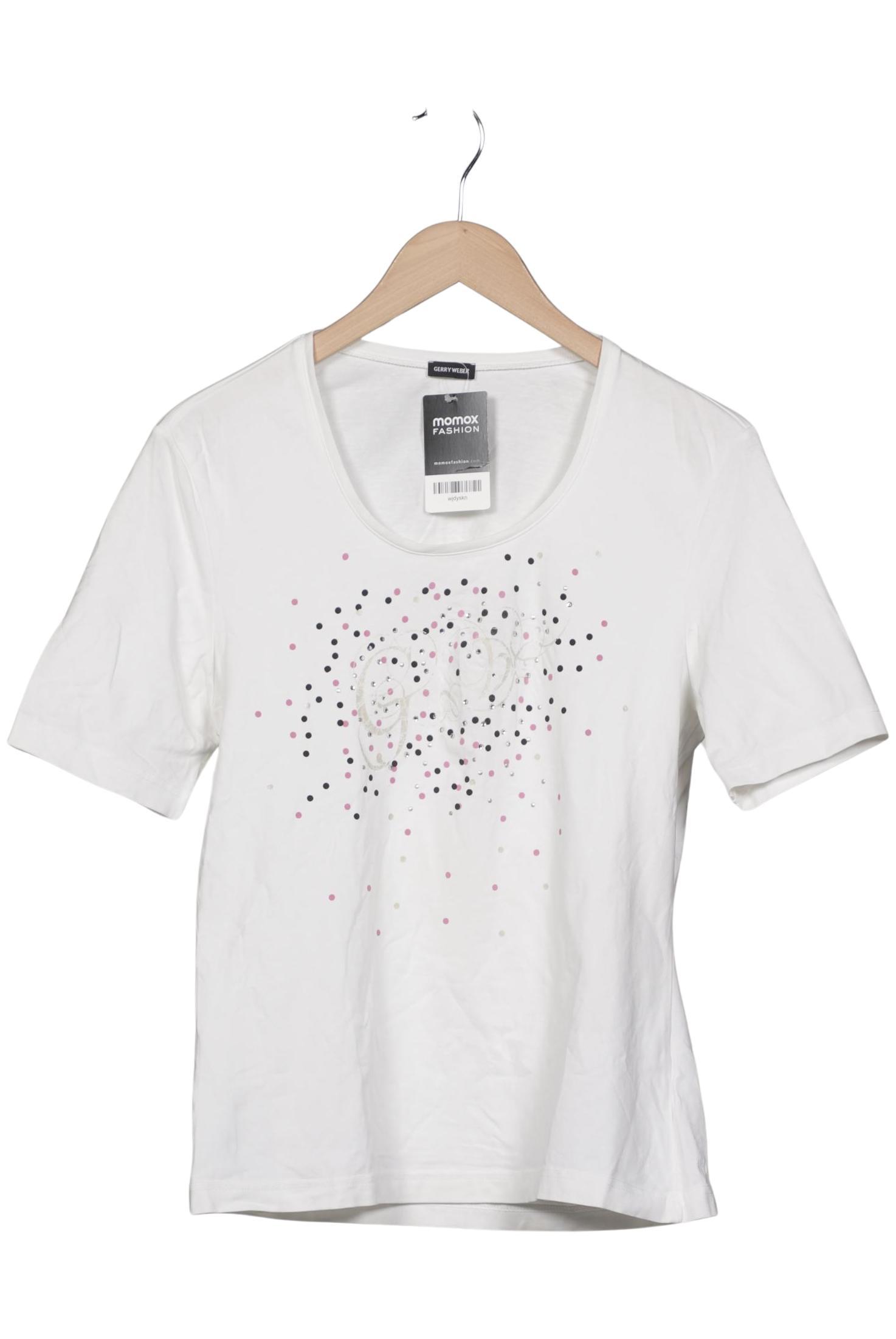 

Gerry Weber Damen T-Shirt, weiß, Gr. 40