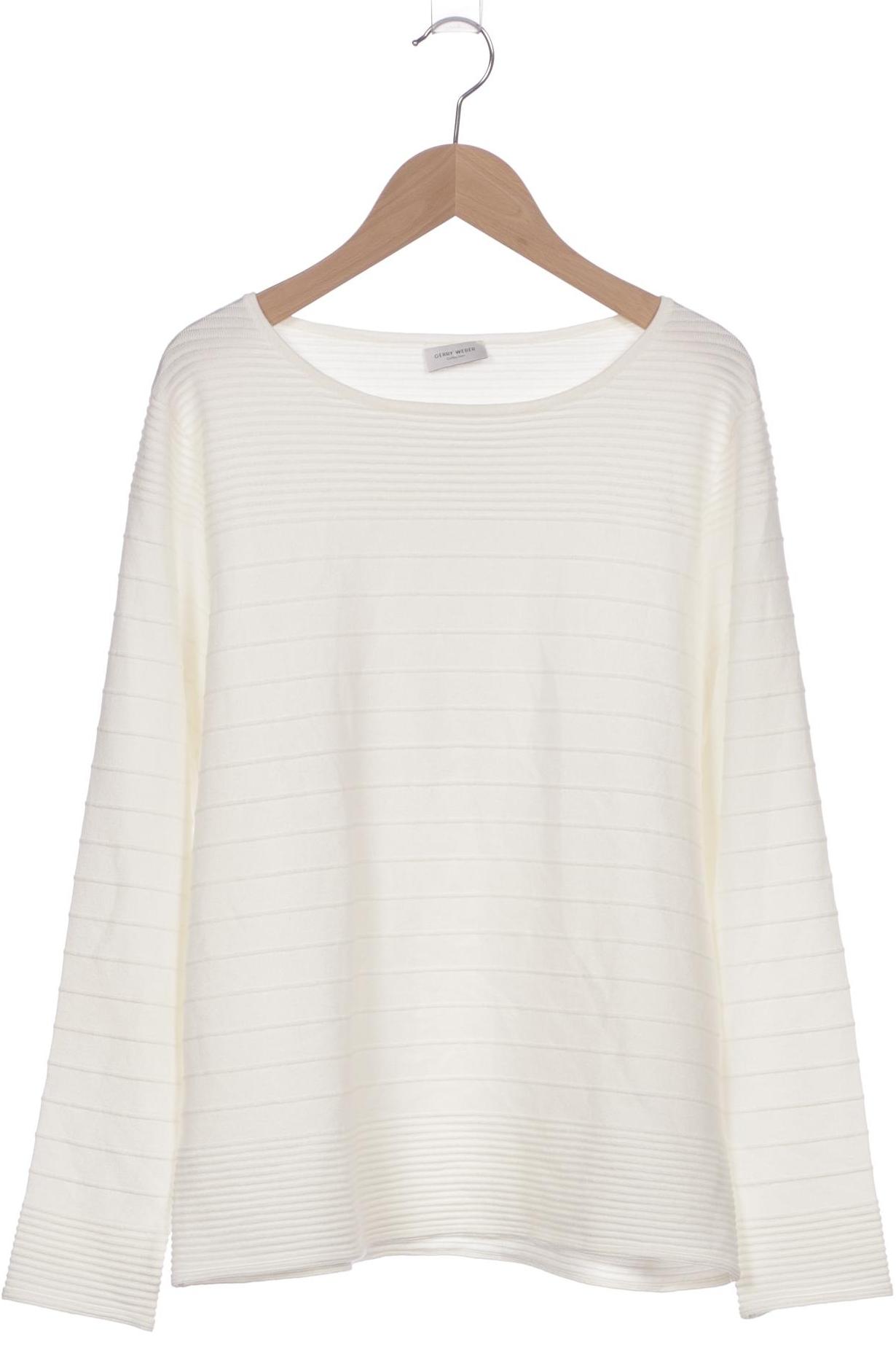 

Gerry Weber Damen Pullover, weiß, Gr. 38
