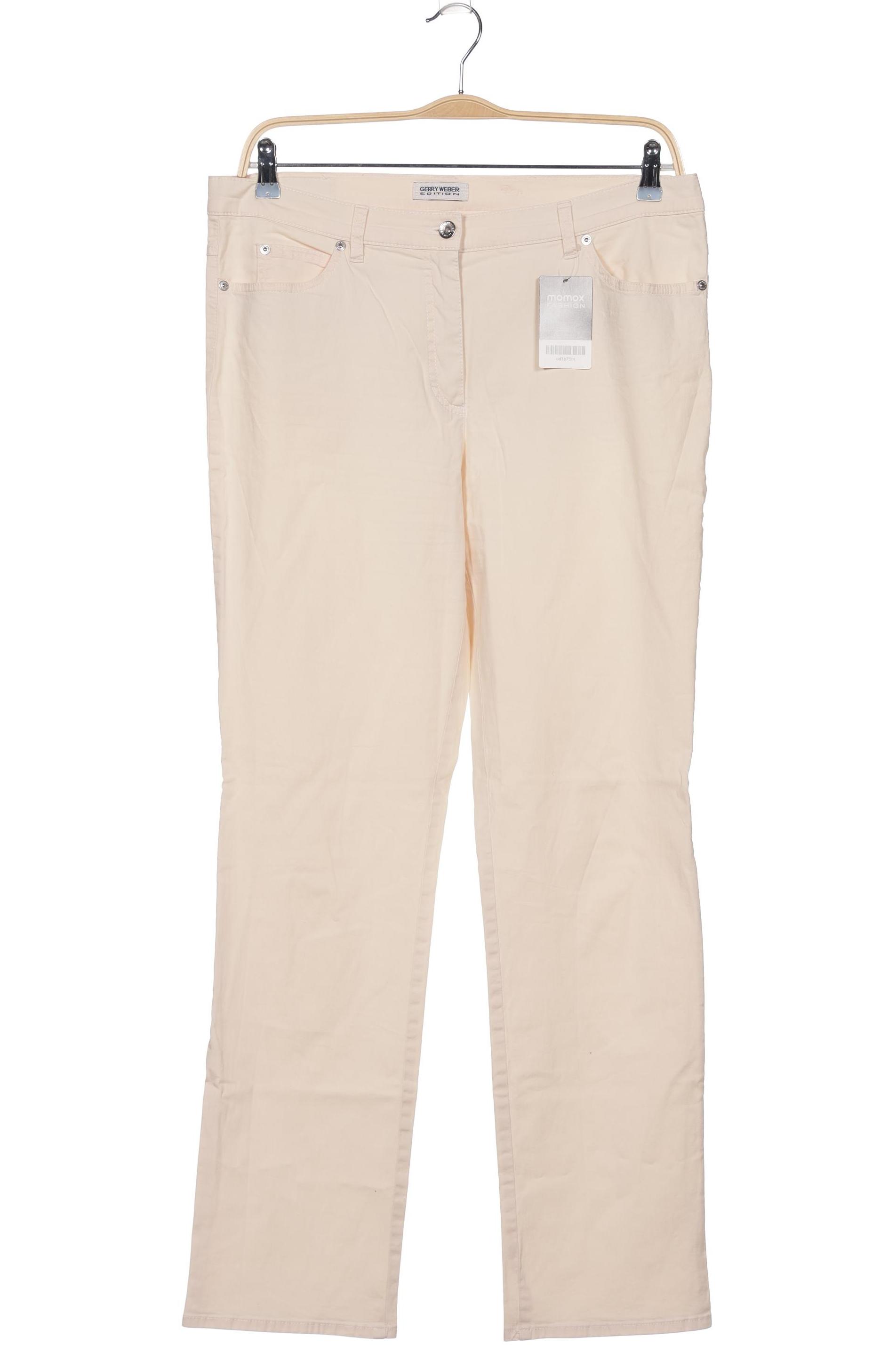 

Gerry Weber Damen Stoffhose, beige, Gr. 46
